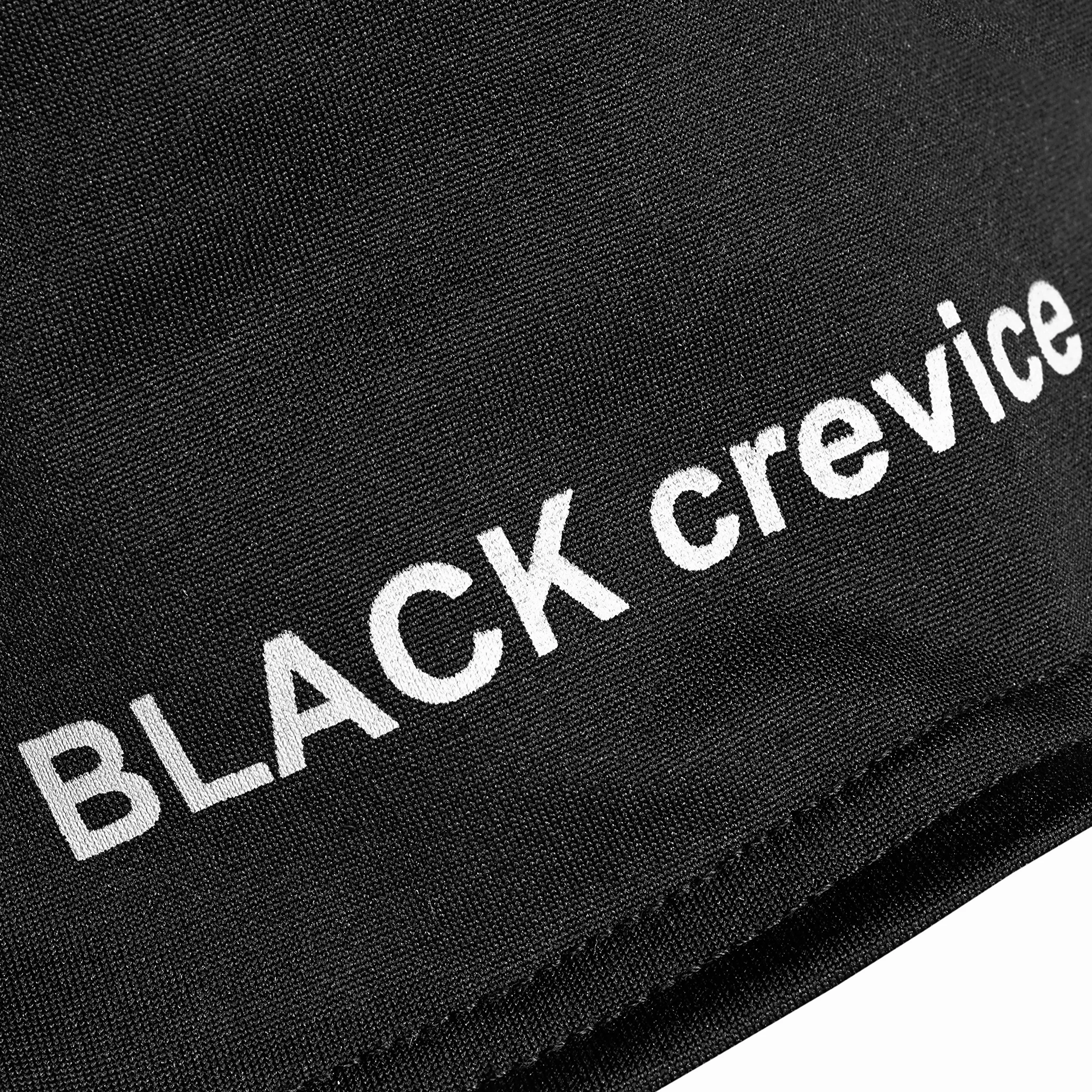 Black Crevice Kominiarka sztormowa, dla mężczyzn i kobiet, ciepła maska na narty ze 100% poliestru, czarna kominiarka zimowa, maska narciarska dla mężczyzn i kobiet, w trzech rozmiarach S, M, L, ochrona przed zimnem