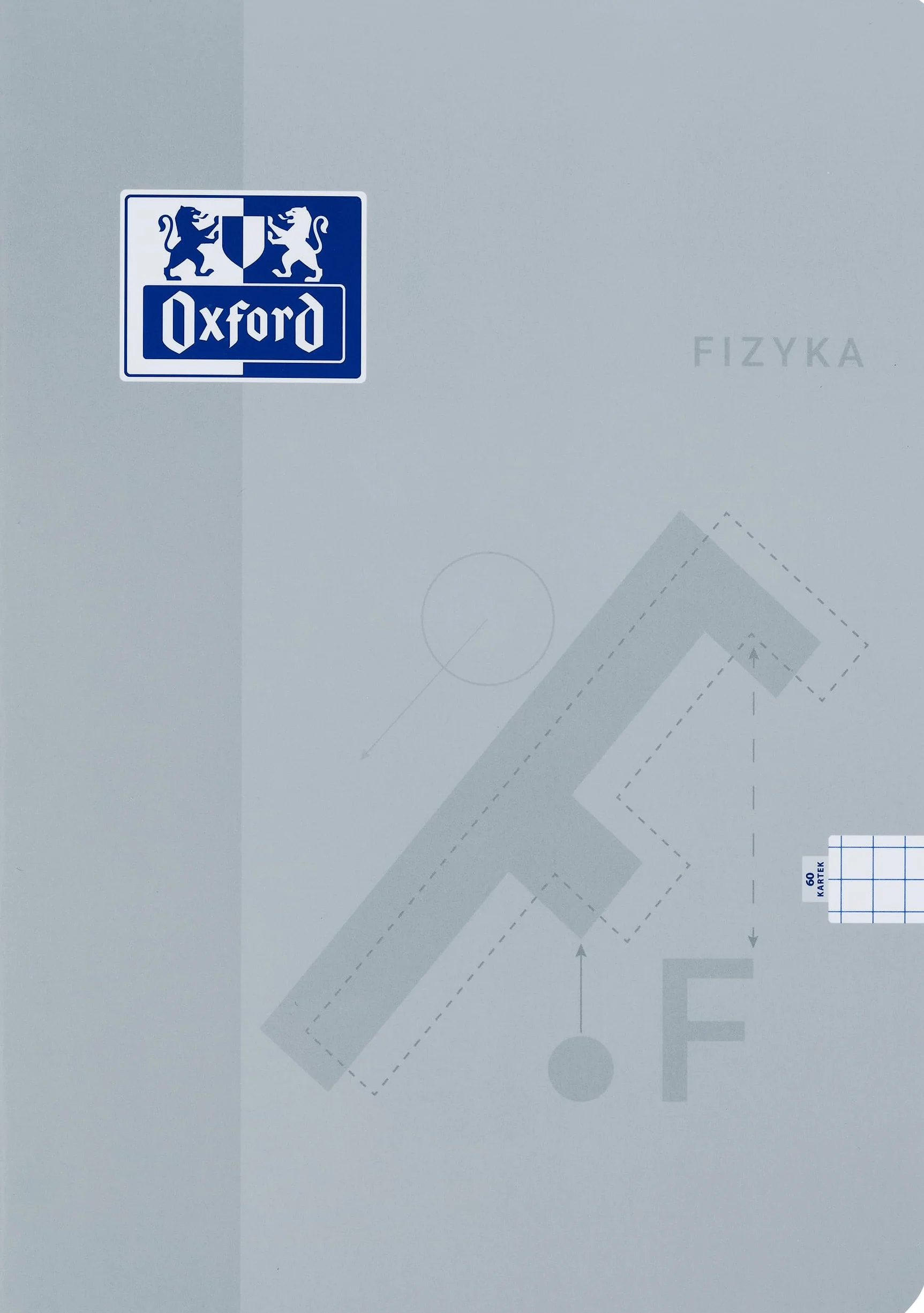 Zeszyt Oxford fizyka A5 60 kartek w kratkę