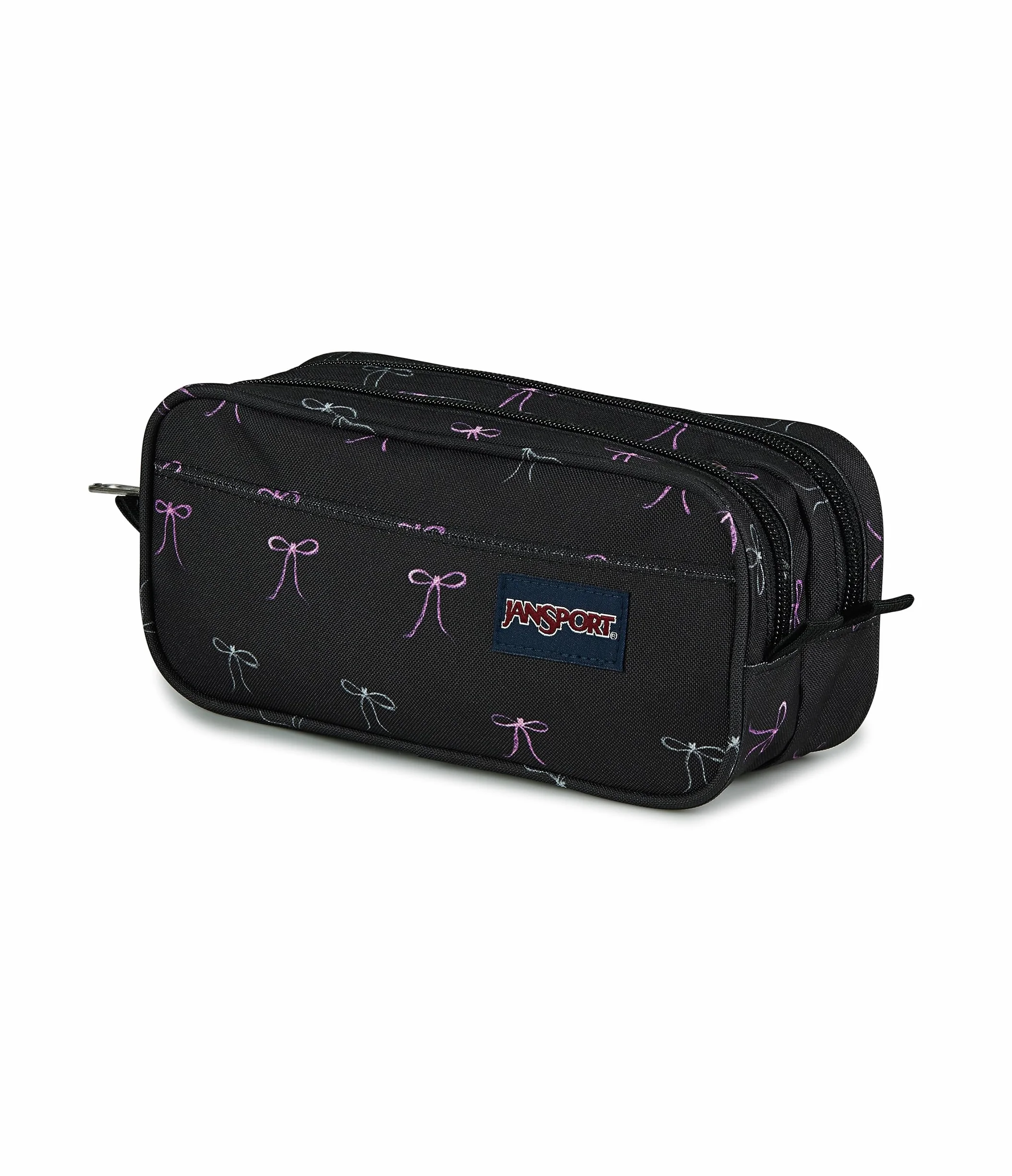 JanSport Large Accesssory Pouch Duża Torebka, 10 x 8 x 23 cm, Bad Bows, Czarny
