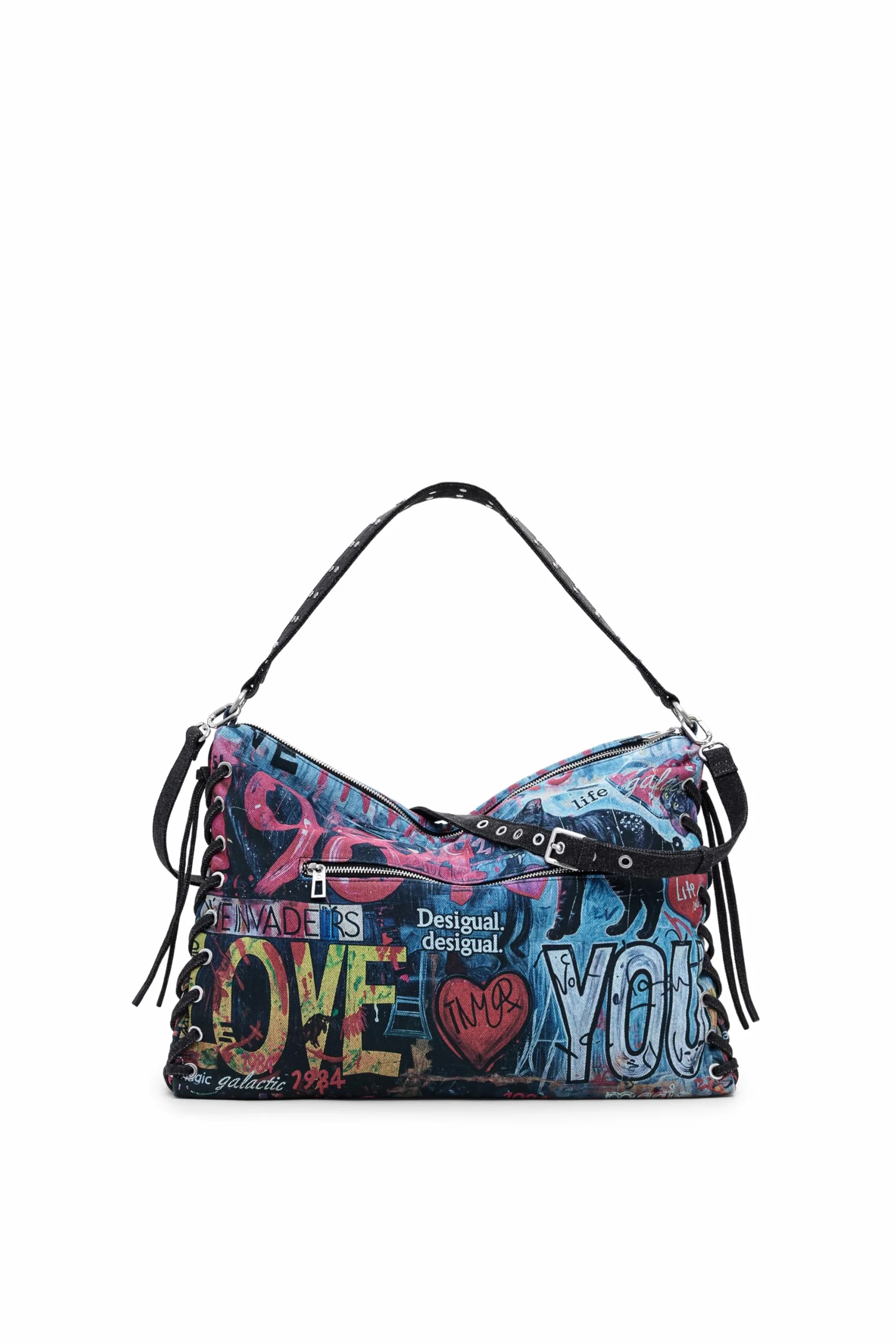 DESIGUAL BORSA DONNA BLU