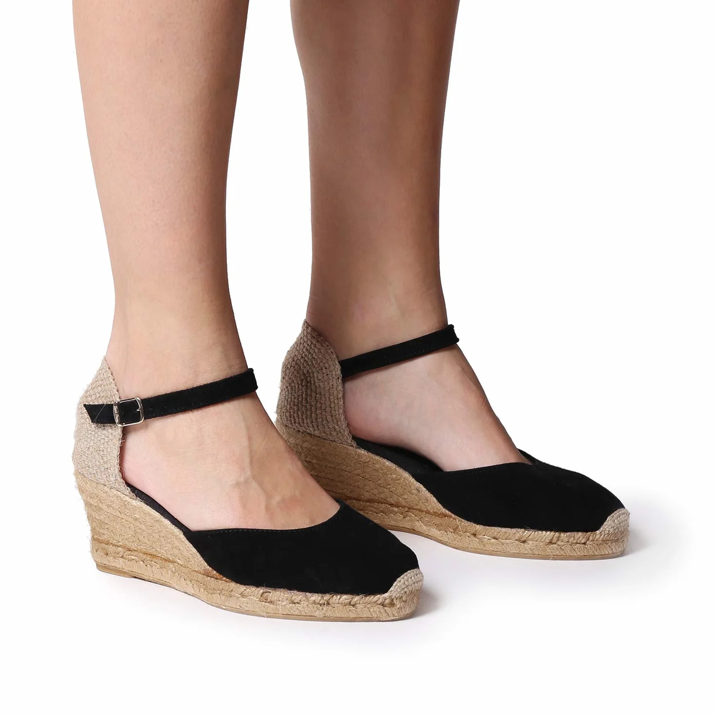 TONI PONS LLORET-5 - Wedge espadrille for women in solid tones by Toni Pons made of suede.