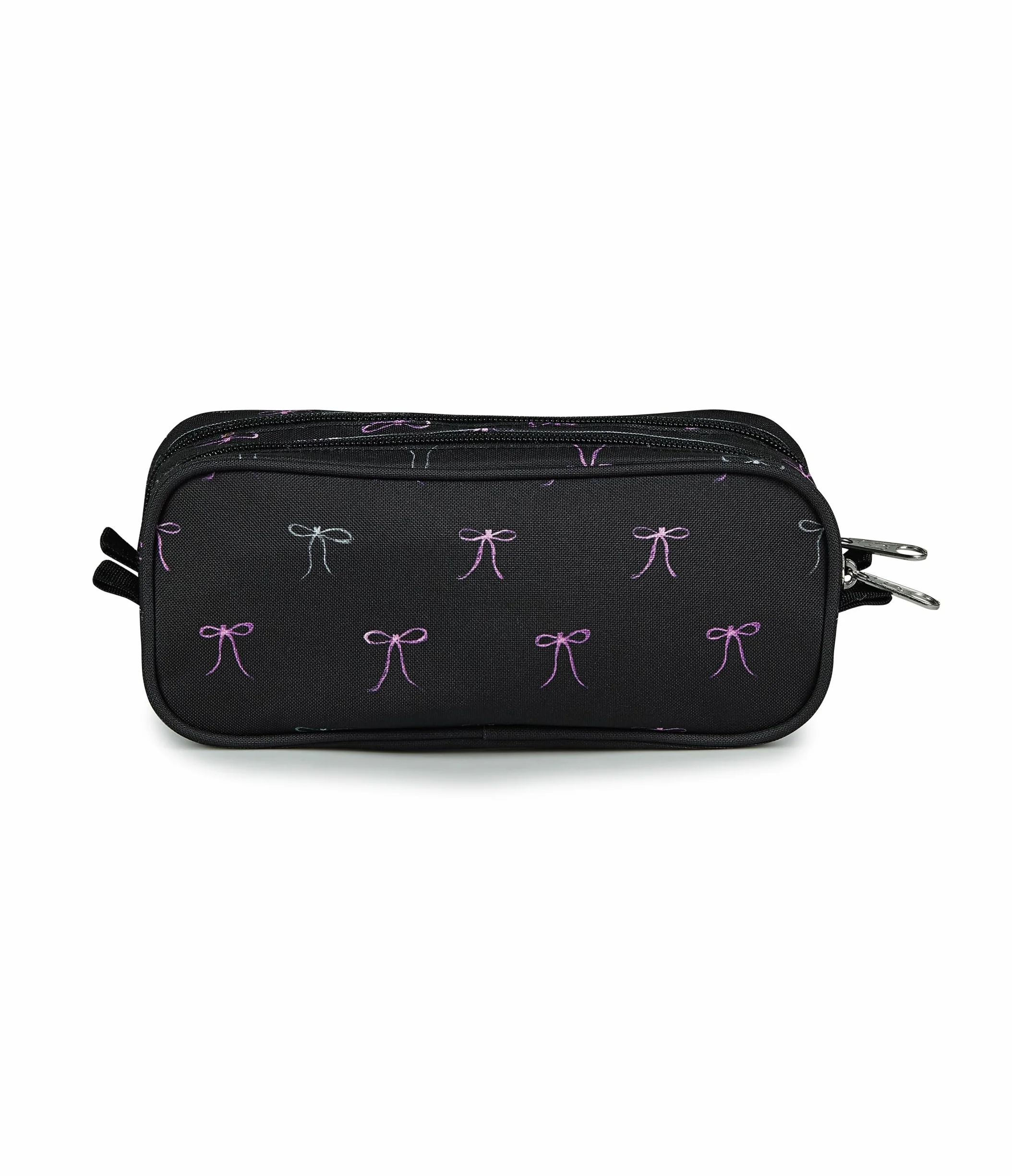 JanSport Large Accesssory Pouch Duża Torebka, 10 x 8 x 23 cm, Bad Bows, Czarny