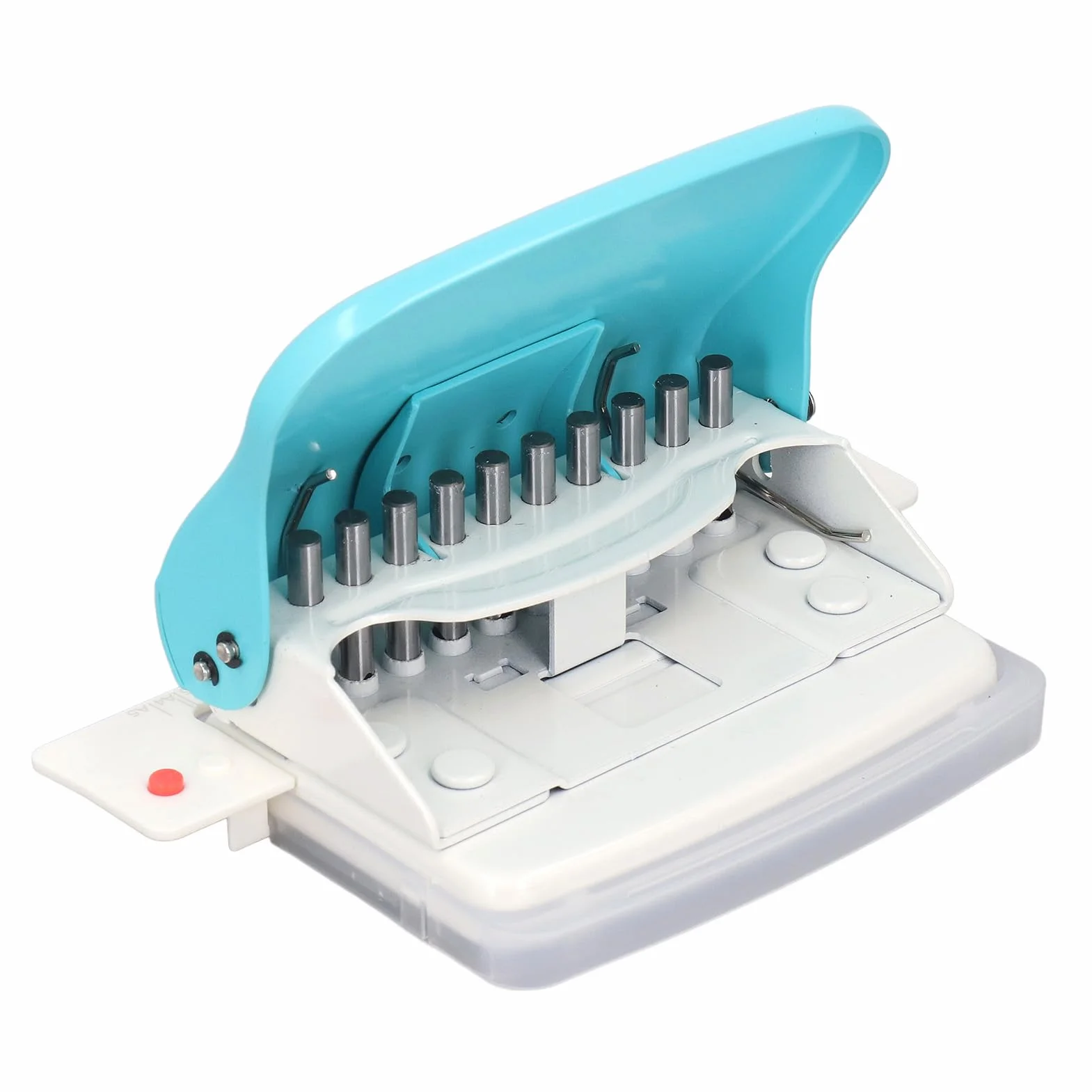 Segregator Spiralny A4 A5 A6 A7 z Cewką Okrągłą Ręczny Otwór 9,5mm Głębokość 7mm Pojemność 10 Arkuszy Biurowy Organizer Papierowy
