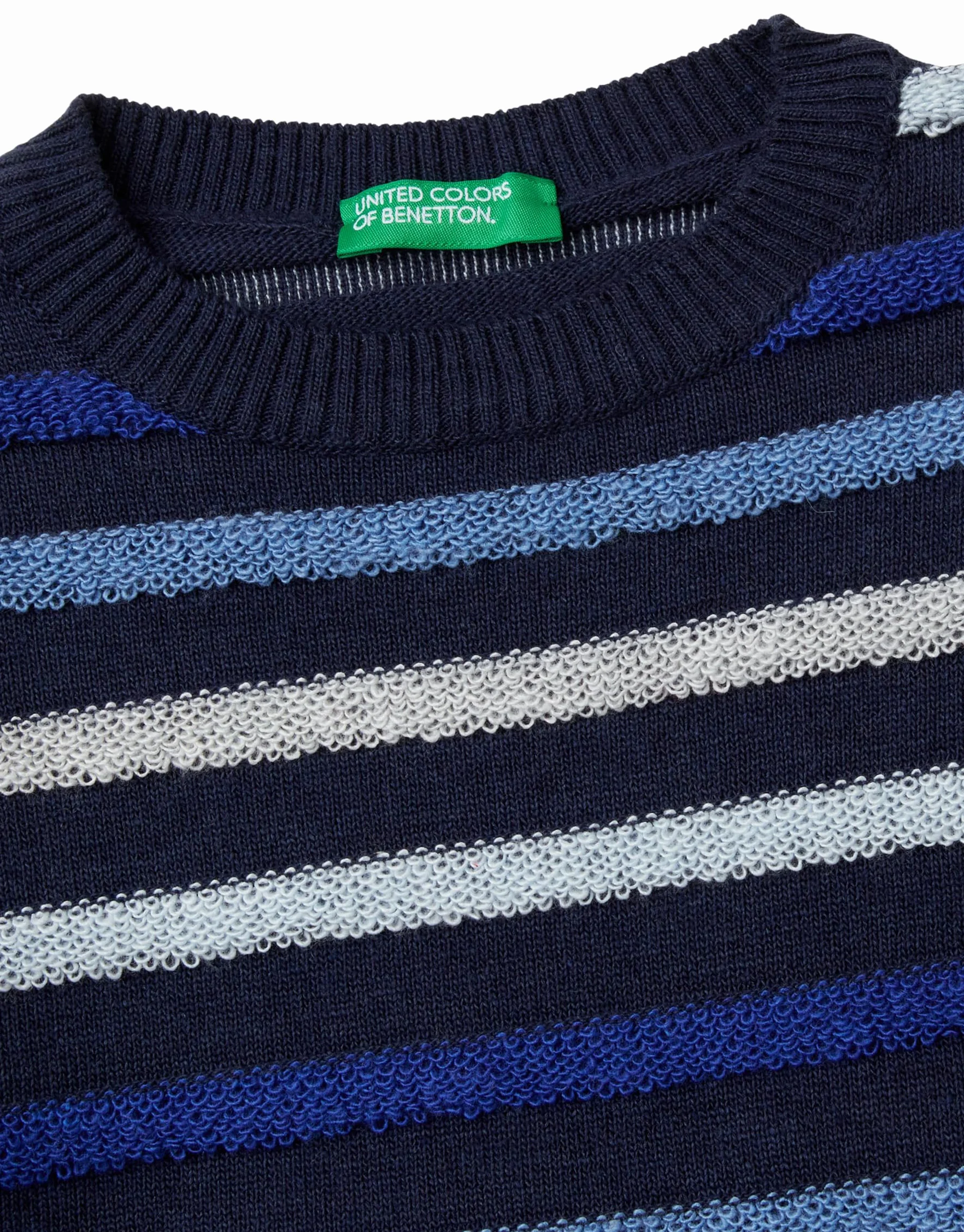 United Colors of Benetton Bluza dziecięca i młodzieżowa, Niebieska, 4 anni