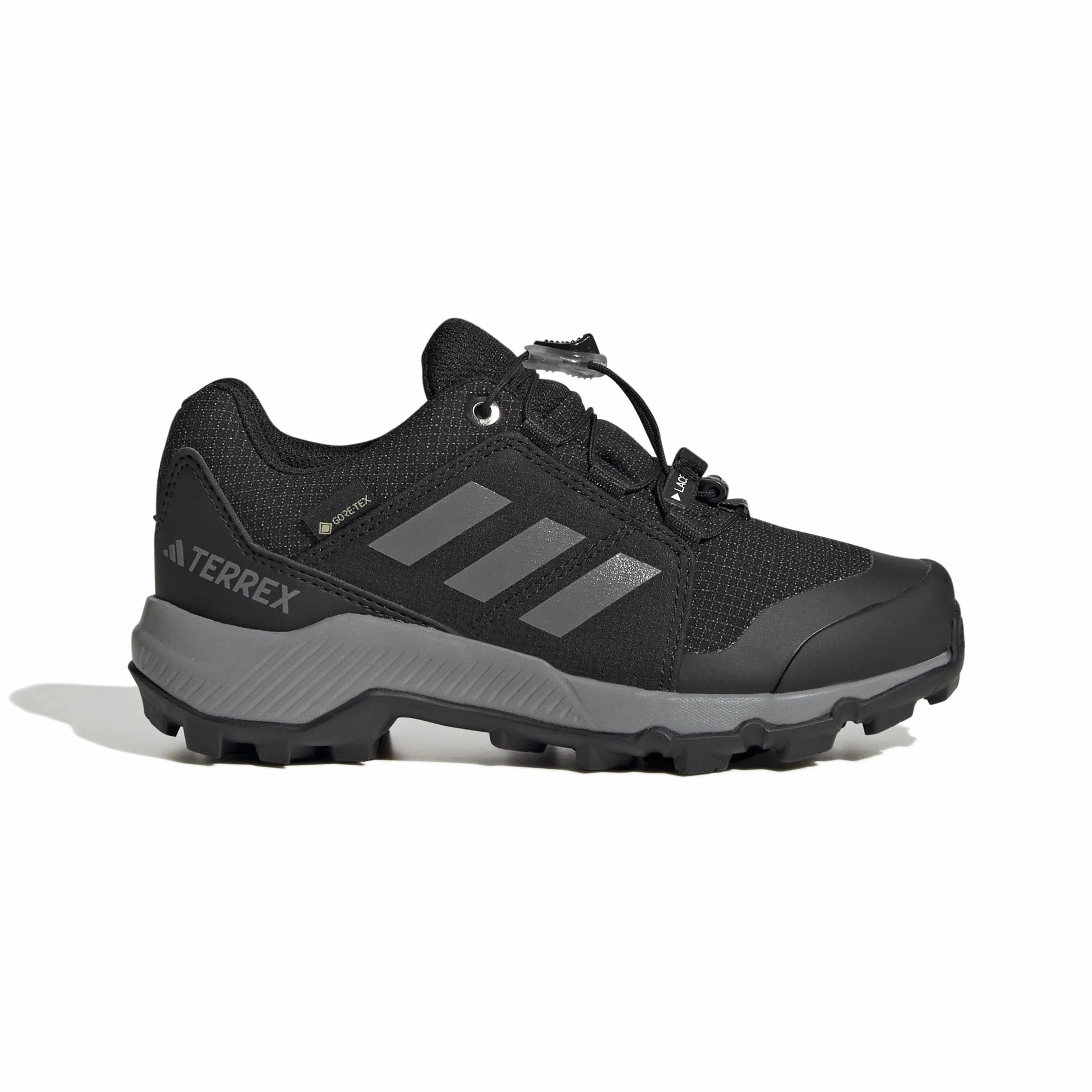 adidas Uniseks - dzieci Terrex Gore-Tex Hiking Kids Shoes, Core Black/Grey Three/Core Black, 31 EU