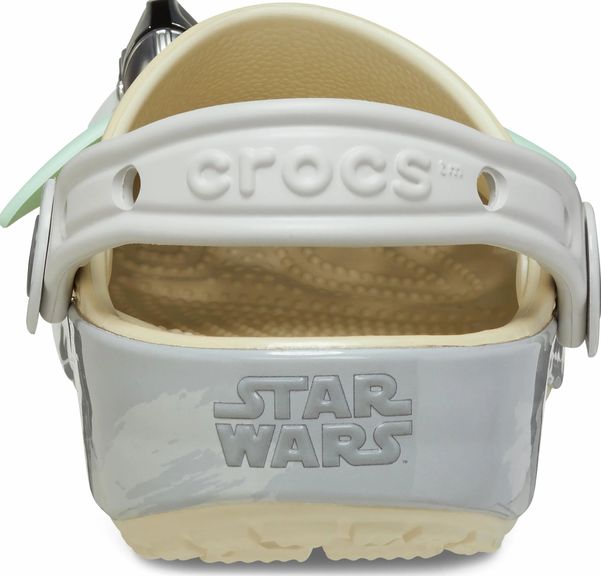 Crocs Unisex Grogu Classic Clog K, kość, 38/39 EU
