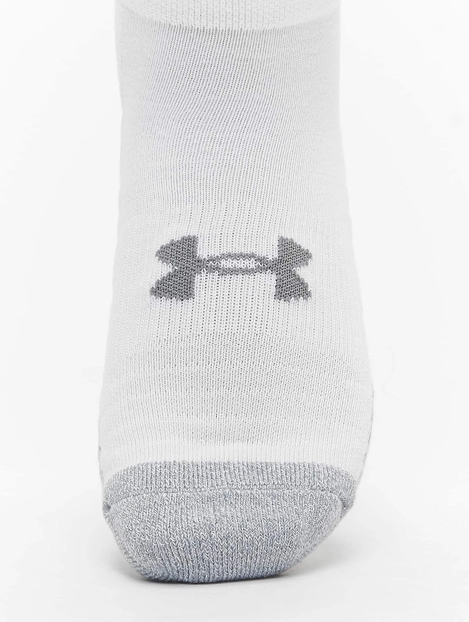 Under Armour Uniseks Ua Heatgear Locut Skarpety Sportowe, Biały/Biały/Szary, XL