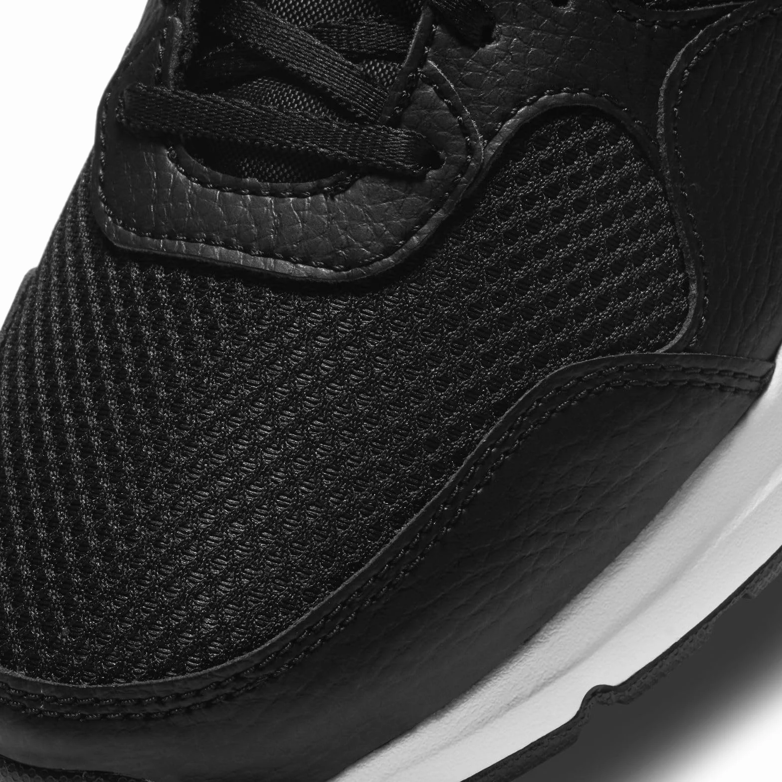 Nike Chłopcy Air Max Sc Sneakersy, Czarny/Biały, 39 EU