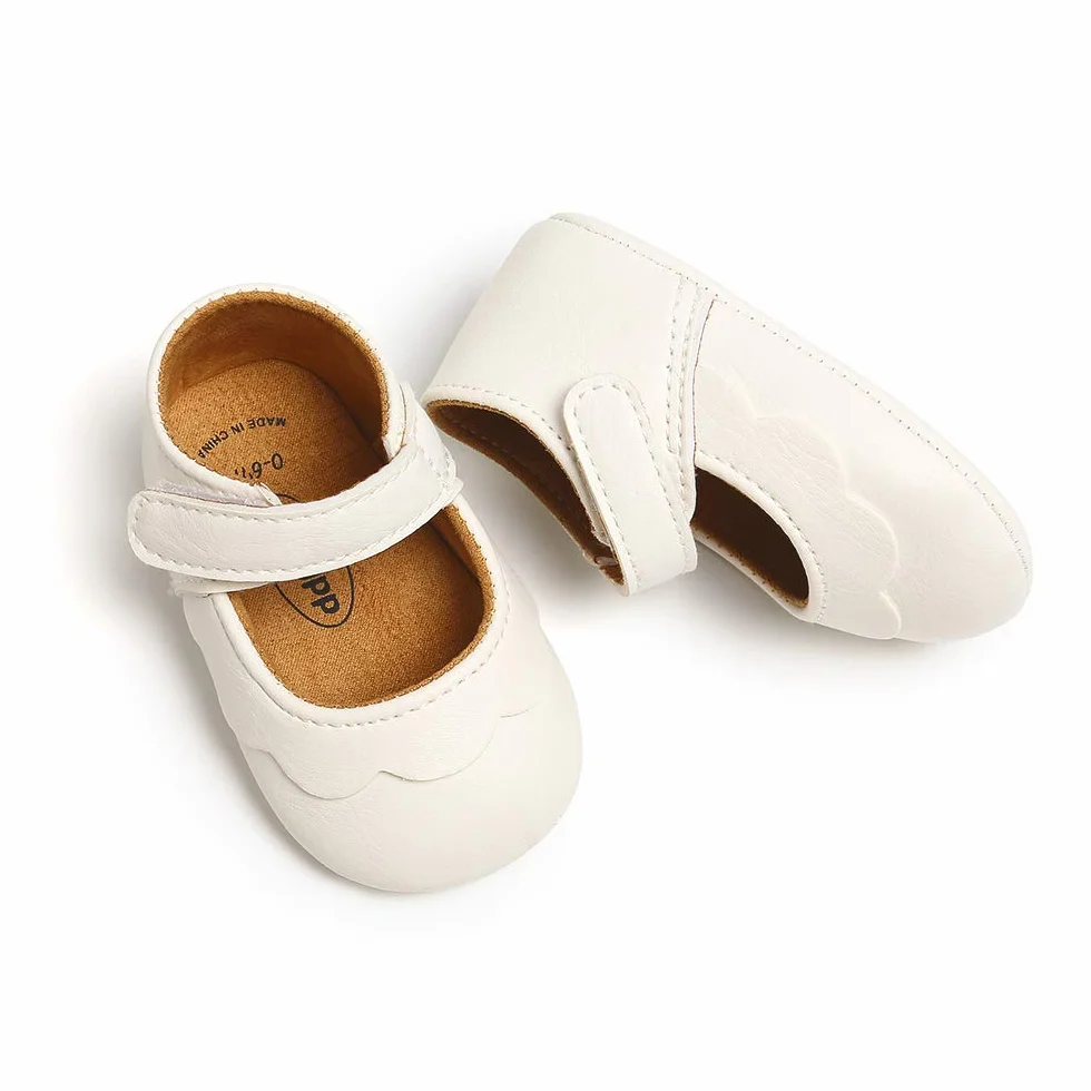 Baby Mary Jane buty dla niemowląt antypoślizgowe buty ślubne do pierwszego chodzenia