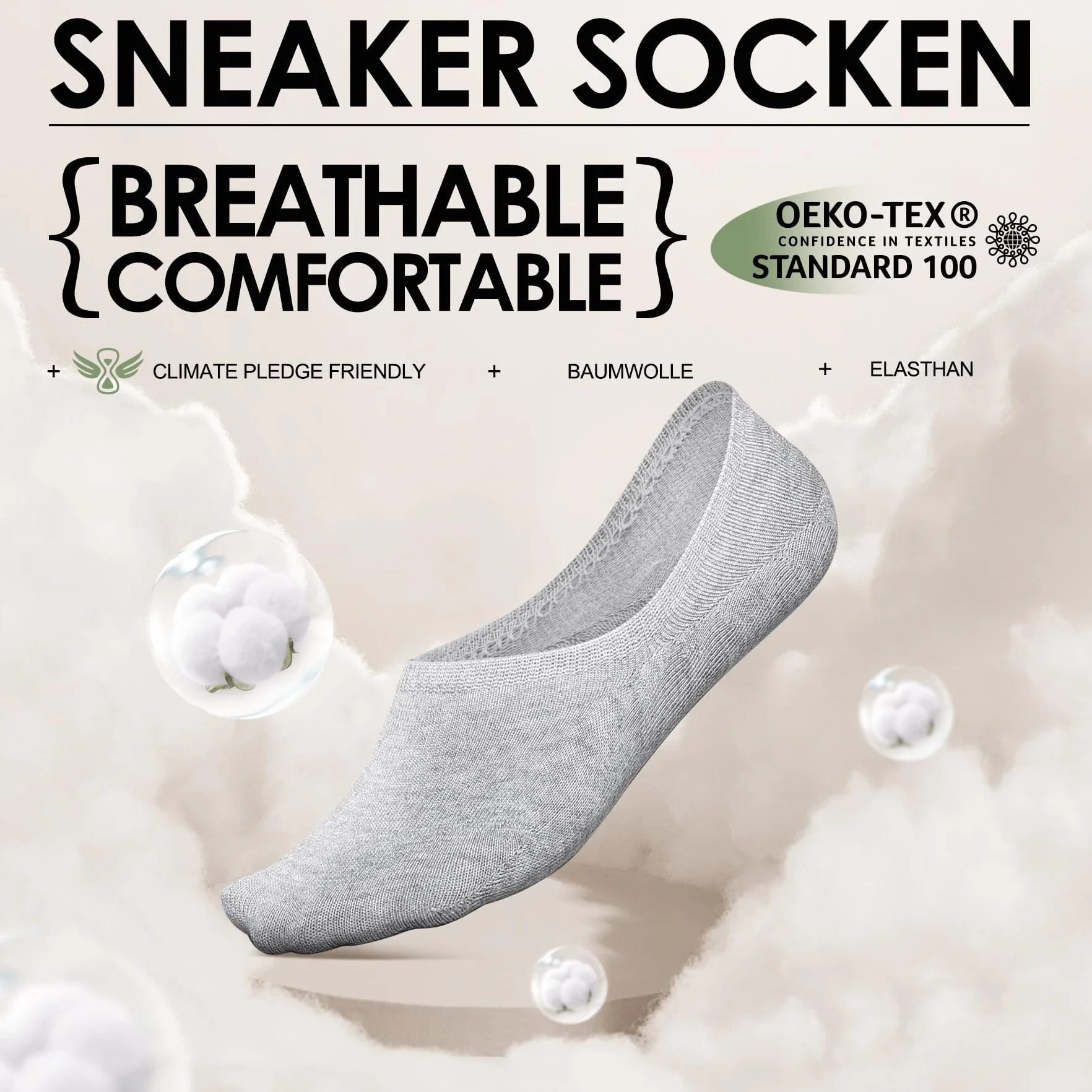 10 par No Show skarpety do sneakersów, niewidoczne, damskie, męskie, bawełniane, silikonowe, antypoślizgowe, na lato