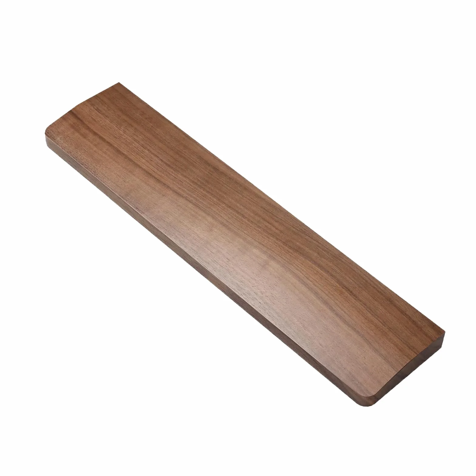 60 klawiszy (30 cm) podpórka pod nadgarstek z litego drewna, antypoślizgowa i ergonomiczna podkładka pod nadgarstek z czarnego orzecha włoskiego, zestaw do biura i gier, dla łagodzenia bólu