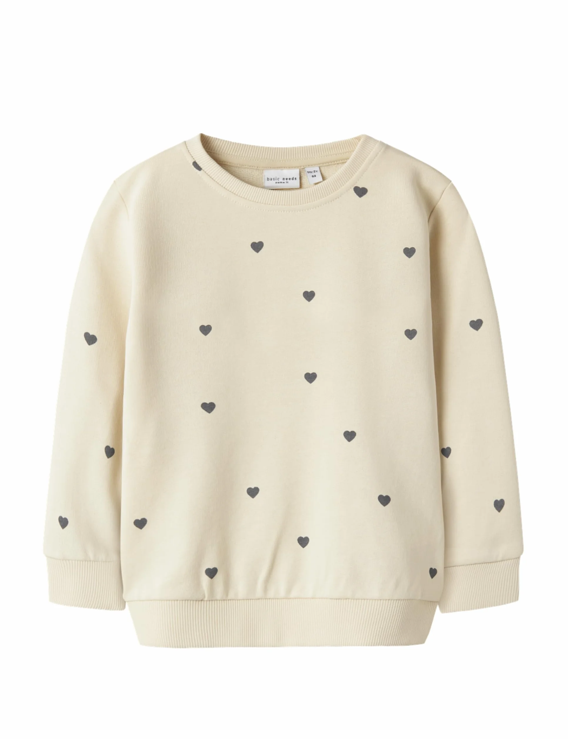Name it mini Dziewczęce Nmfvalba Ls Sweat Unb Noos, Summer Sand, 98