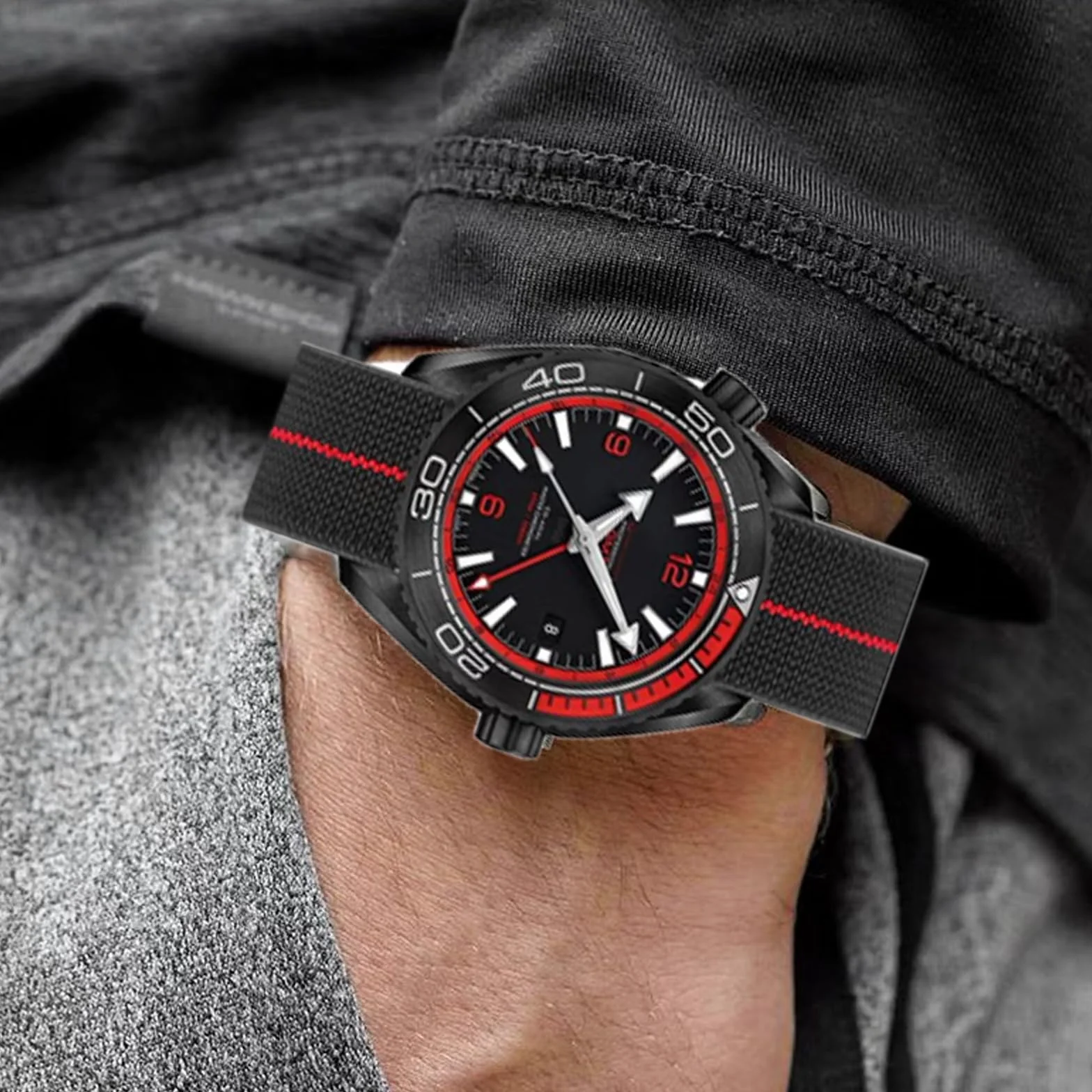 Pasek do zegarka z nylonu elastycznego w stylu wojskowym, 18, 20, 22mm, z wysokiej jakości nylonu, w paski, jednoczęściowy, do zegarka, do smartwatcha, wymienny, dla mężczyzn i kobiet