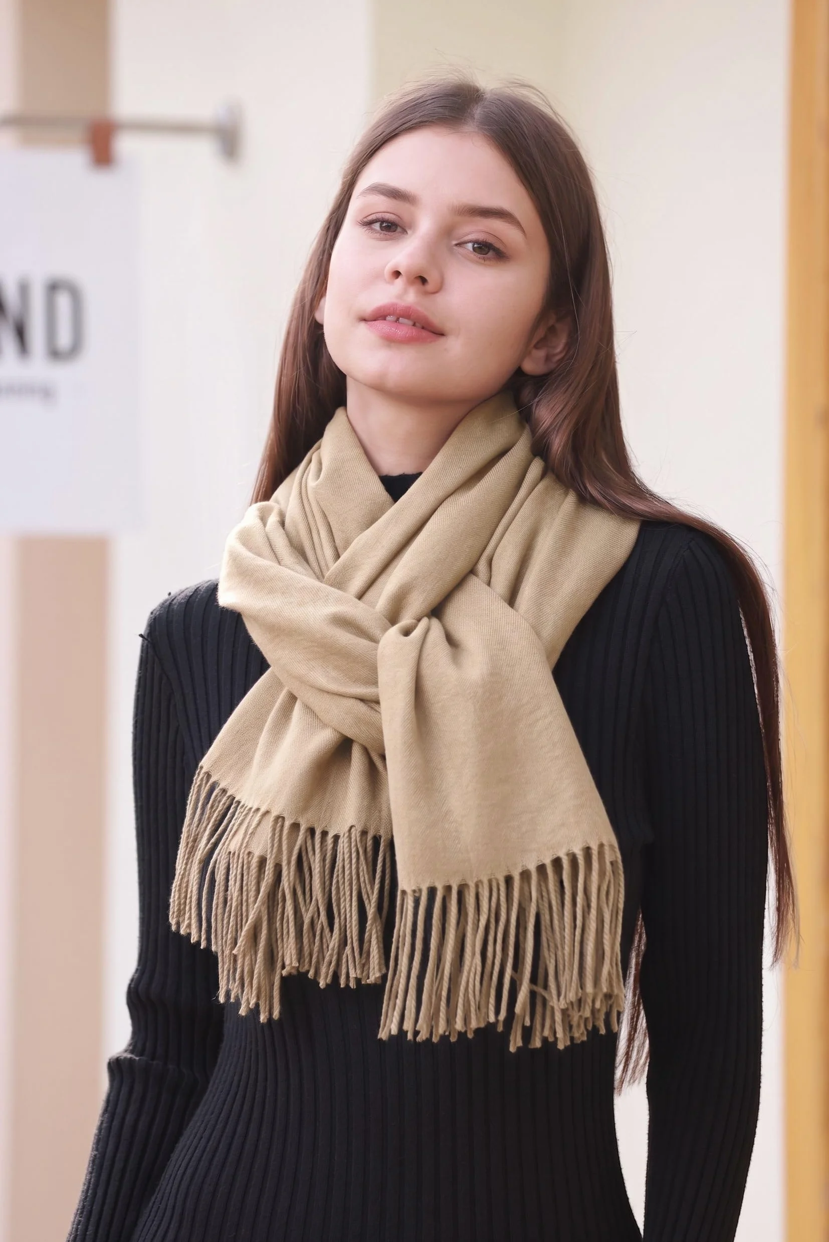 Pashmina szal damski na zimę, ciepły duży szal, dla kobiet, na ceremonie, 4, Rozmiar Uniwersalny