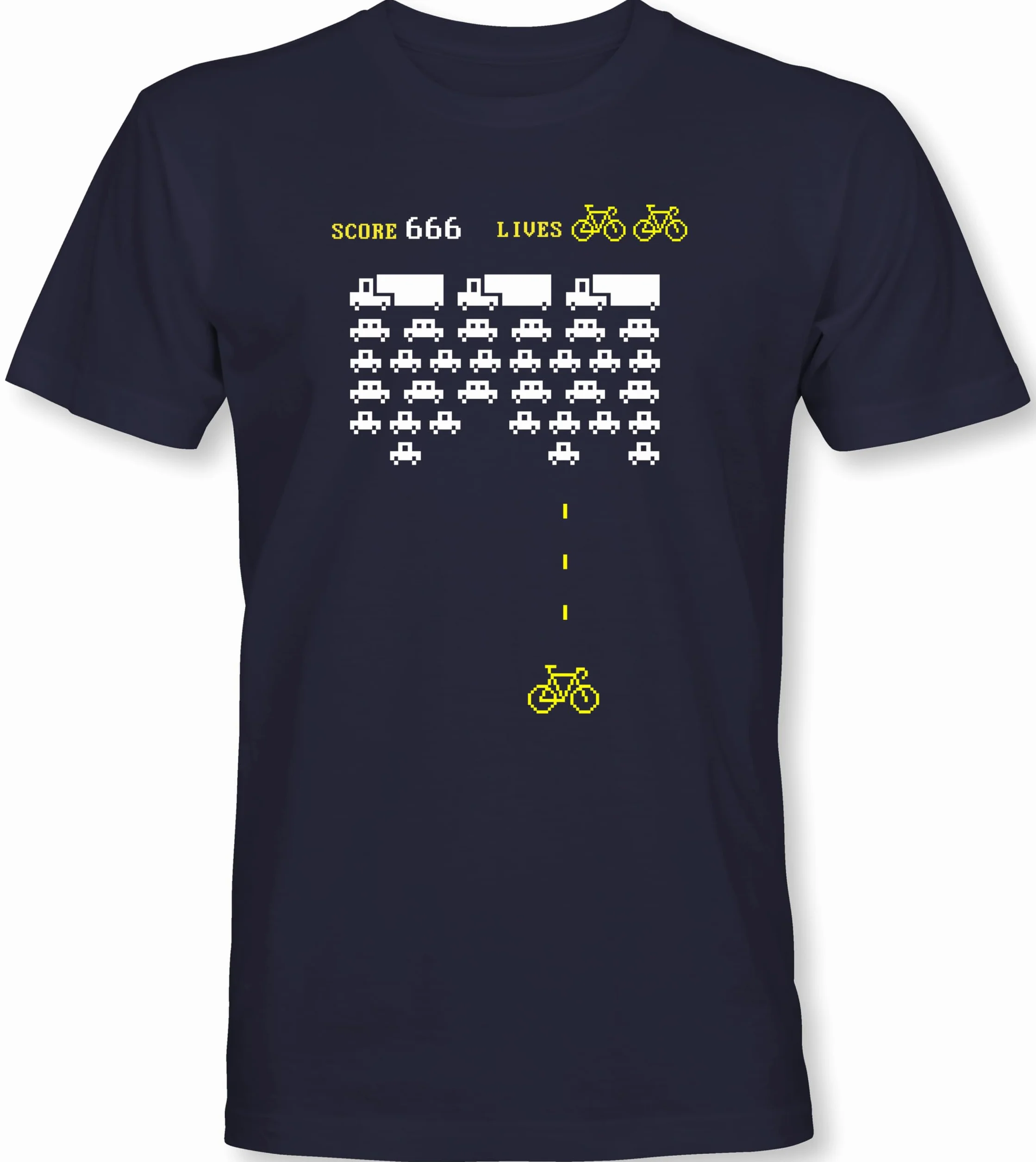 Koszulka rowerowa dla mężczyzn: Bike Invaders – śmieszna koszulka sportowa dla mężczyzn – rower górski rower wyścigowy koszulka rowerowa MTB – prezent dla rowerzystów