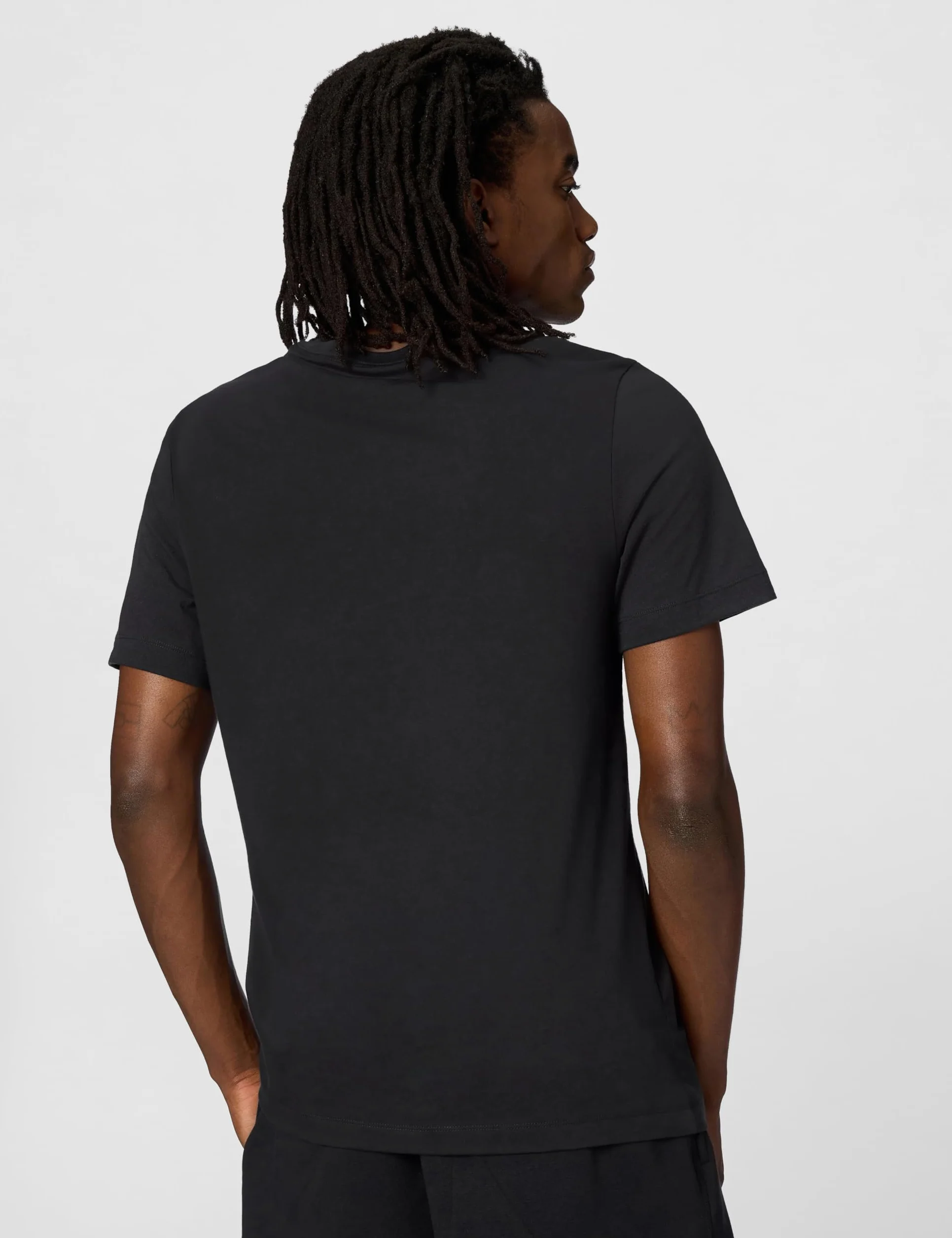 Nike Mężczyźni Sportswear Club AR4997 T-Shirt, Czarny/(Biały), 3XL