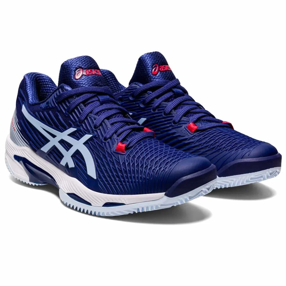 Asics Solution Speed FF 2 Clay Buty do Tenisa na Szybkie Korty dla Kobiet Jasny Niebieski Niebieski Jasny Niebieski