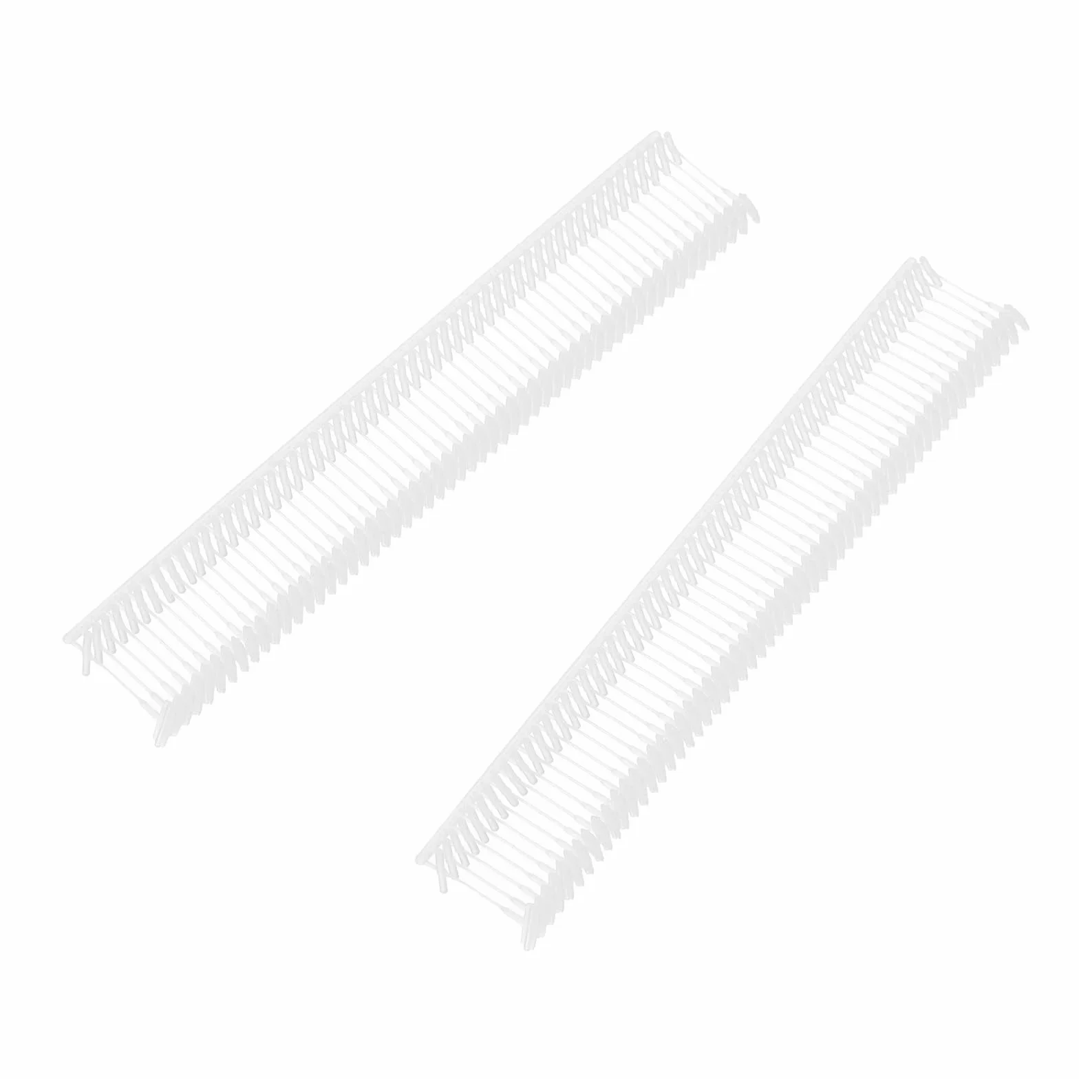 QUARKZMAN Standardowe zapięcia do etykiet, tworzywo sztuczne, regularne, standardowe, do etykietowania w cenie odzieży, Barbs 12 mm, opakowanie 1500 szt. białe