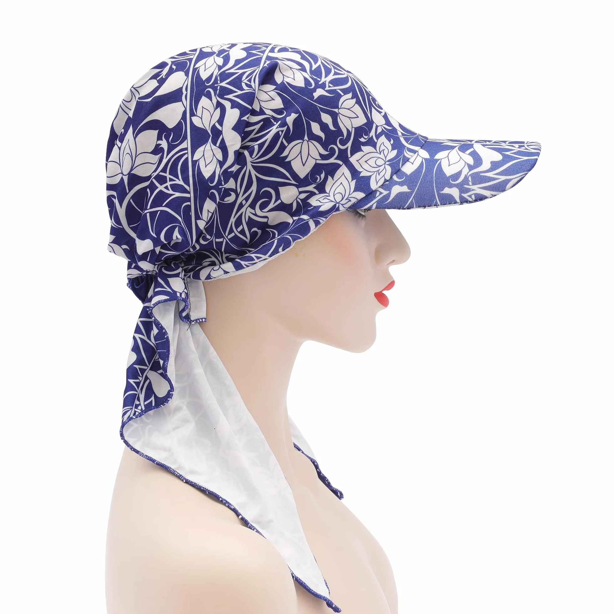 ZLYC Chemo Headwear Brim Visor damska chusta na głowę czapka z dzianiny