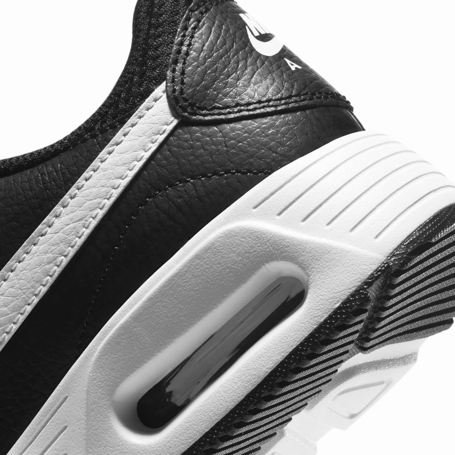 Nike Chłopcy Air Max Sc Sneakersy, Czarny/Biały, 39 EU