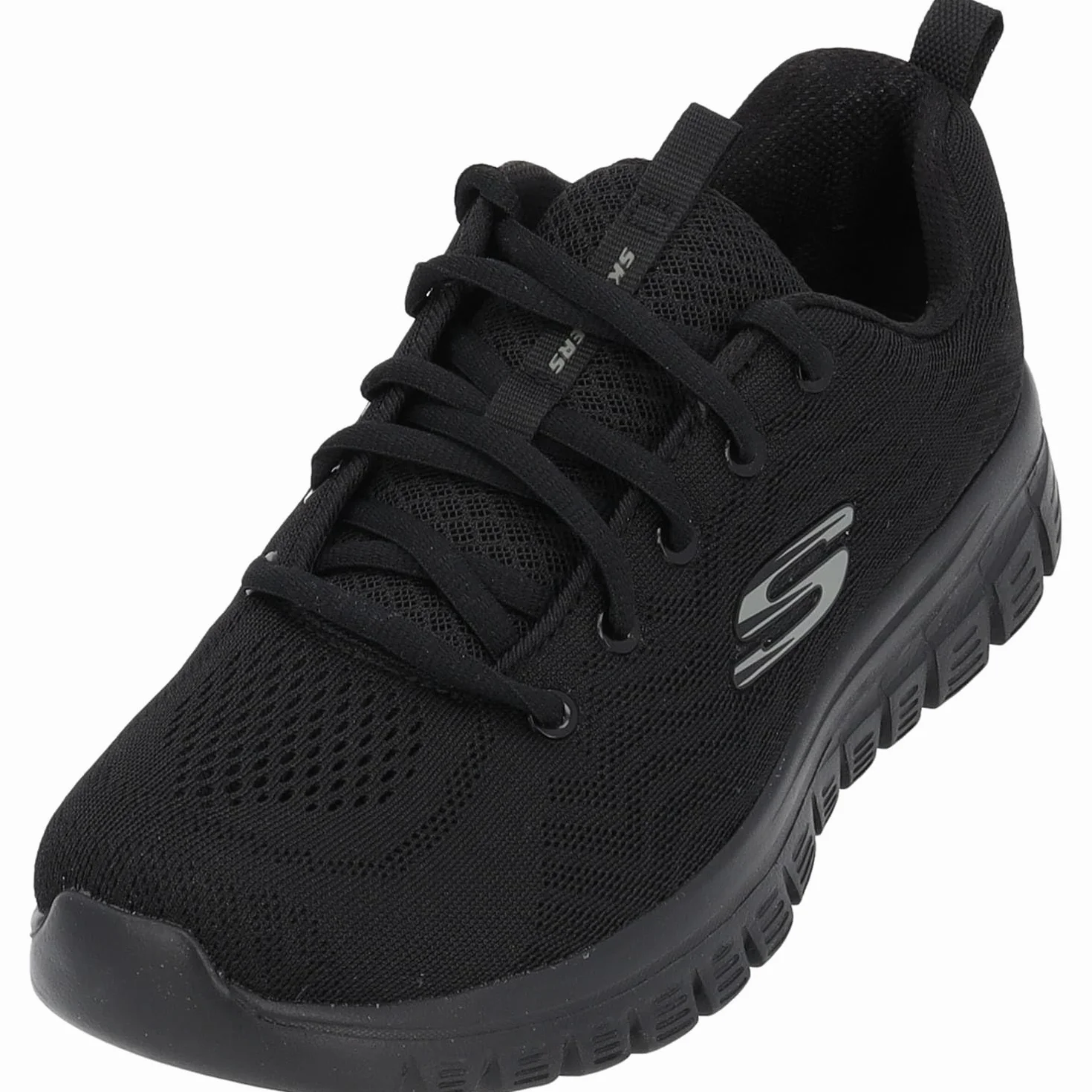 Skechers Graceful Get Connected Buty, Black Mesh Trim, 40 EU