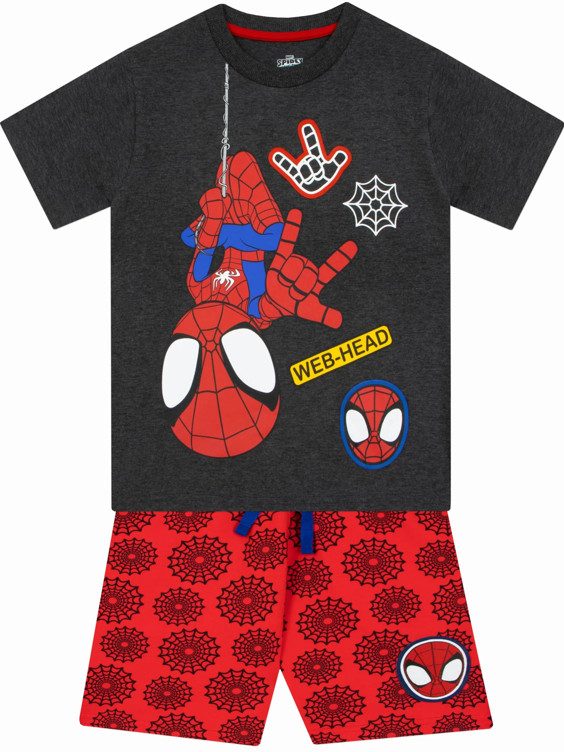 Marvel Spiderman Koszulka I Szorty | Ubrania Spidey And His Amazing Friends | Komplety i Zestawy Odzieży dla Chłopców