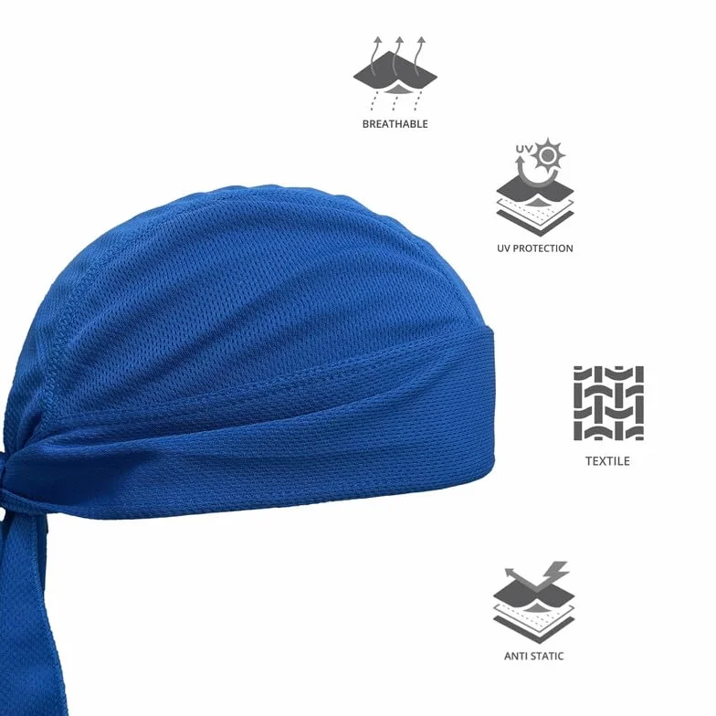 Chusta piracka bandana Cap Durag nakrycie głowy motocykl chusta na głowę pod kask rowerowy chusta piracka lato