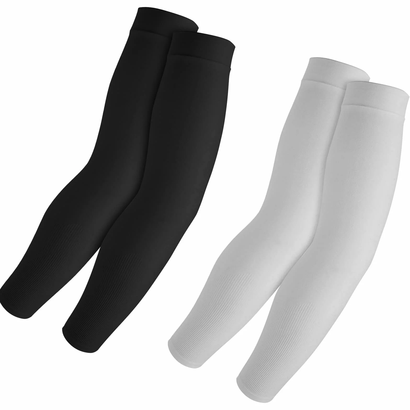 WLLHYF 2 pary rękawów chroniących przed promieniowaniem UV unisex rękawy na ramiona nylon spandex tatuaż okrycie chłodzące sportowe rękawy dla mężczyzn kobiet koszykówka piłka nożna zajęcia na świeżym