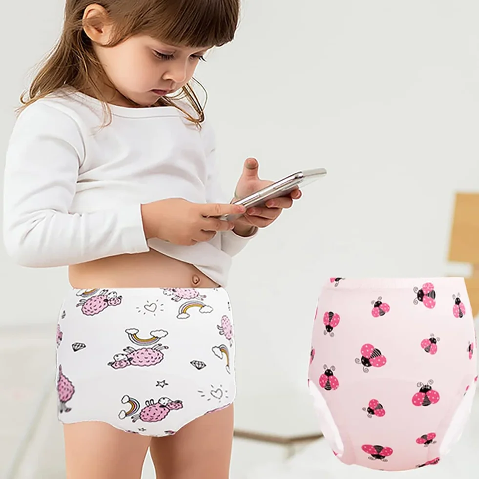 JackLoveBriefs Zestaw 10 majtek do nauki dla chłopca dziewczynki (2-6 lat)