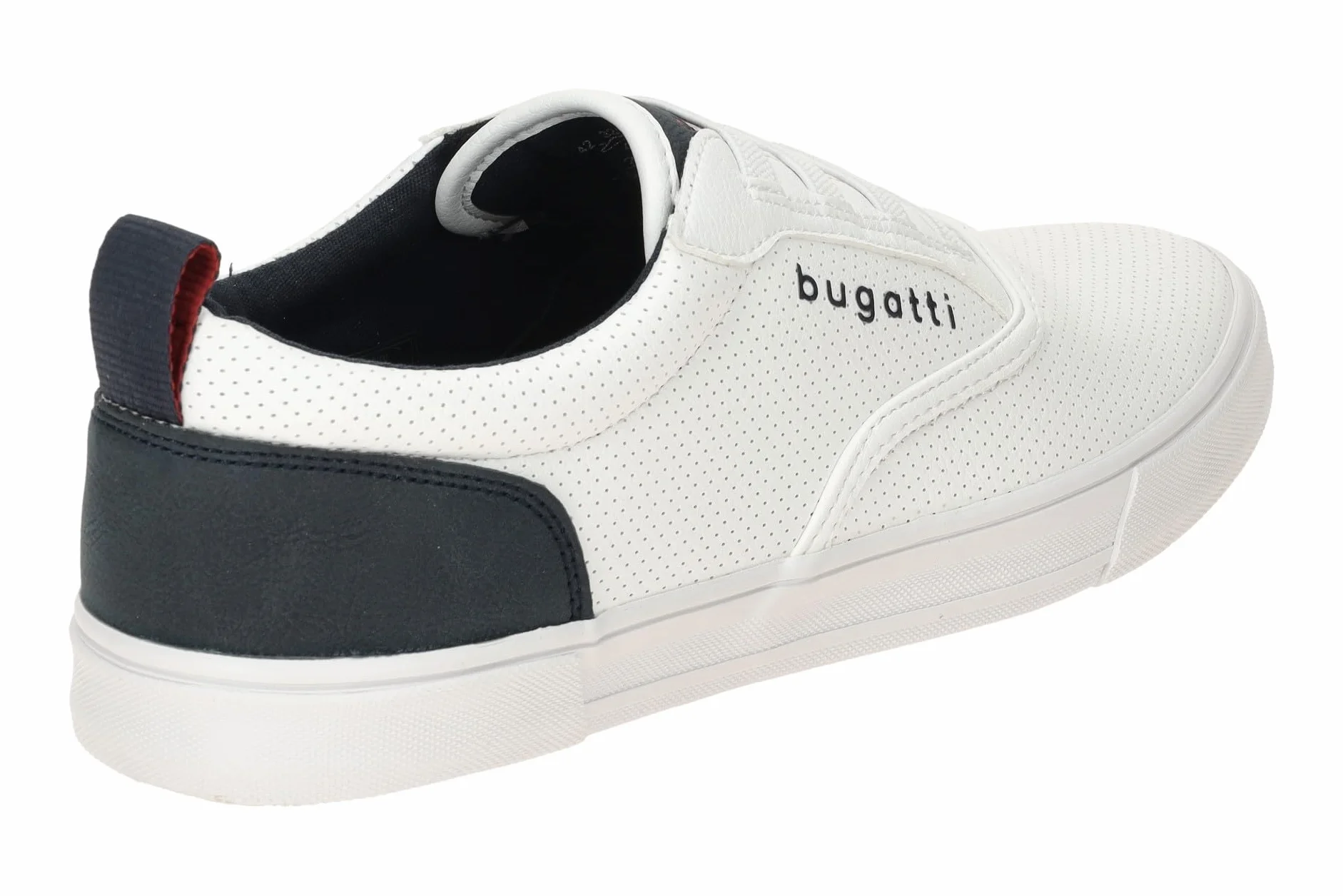 bugatti Mężczyźni Bequeme Schnürschuh Memory Foam Elegante Casual Easy Fit Sneaker Aus Austauschbaren EinlegesohlenMokasyny