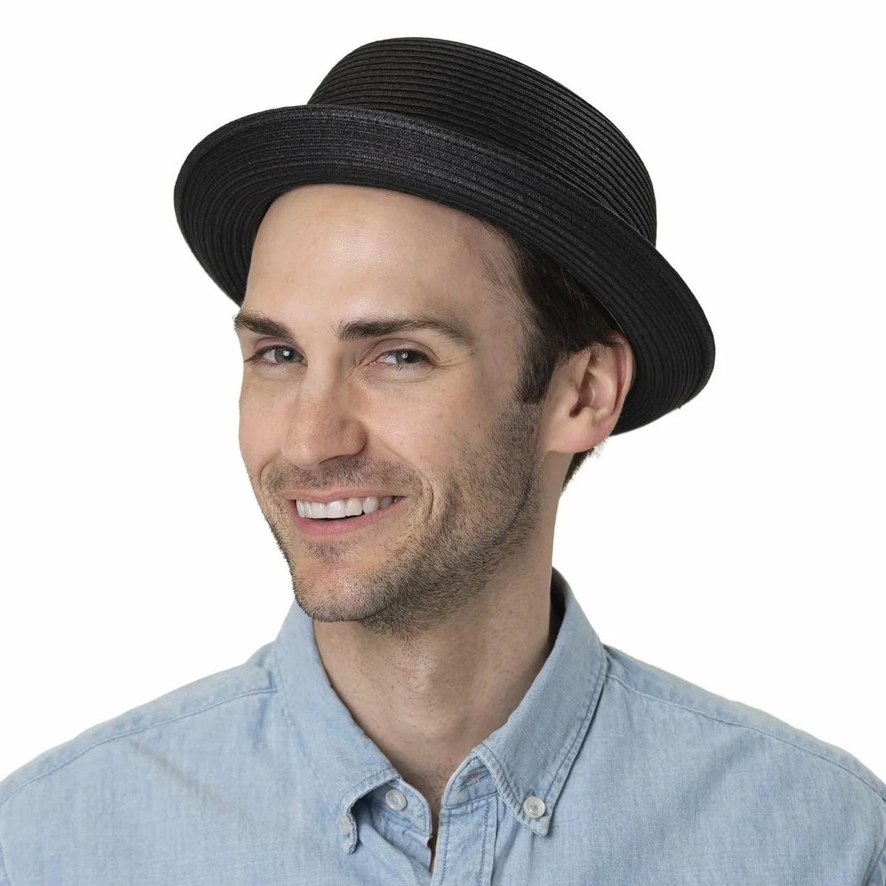 STETSON Robstown kapelusz pork pie ze slomy toyo Unisex Wiosna Lato