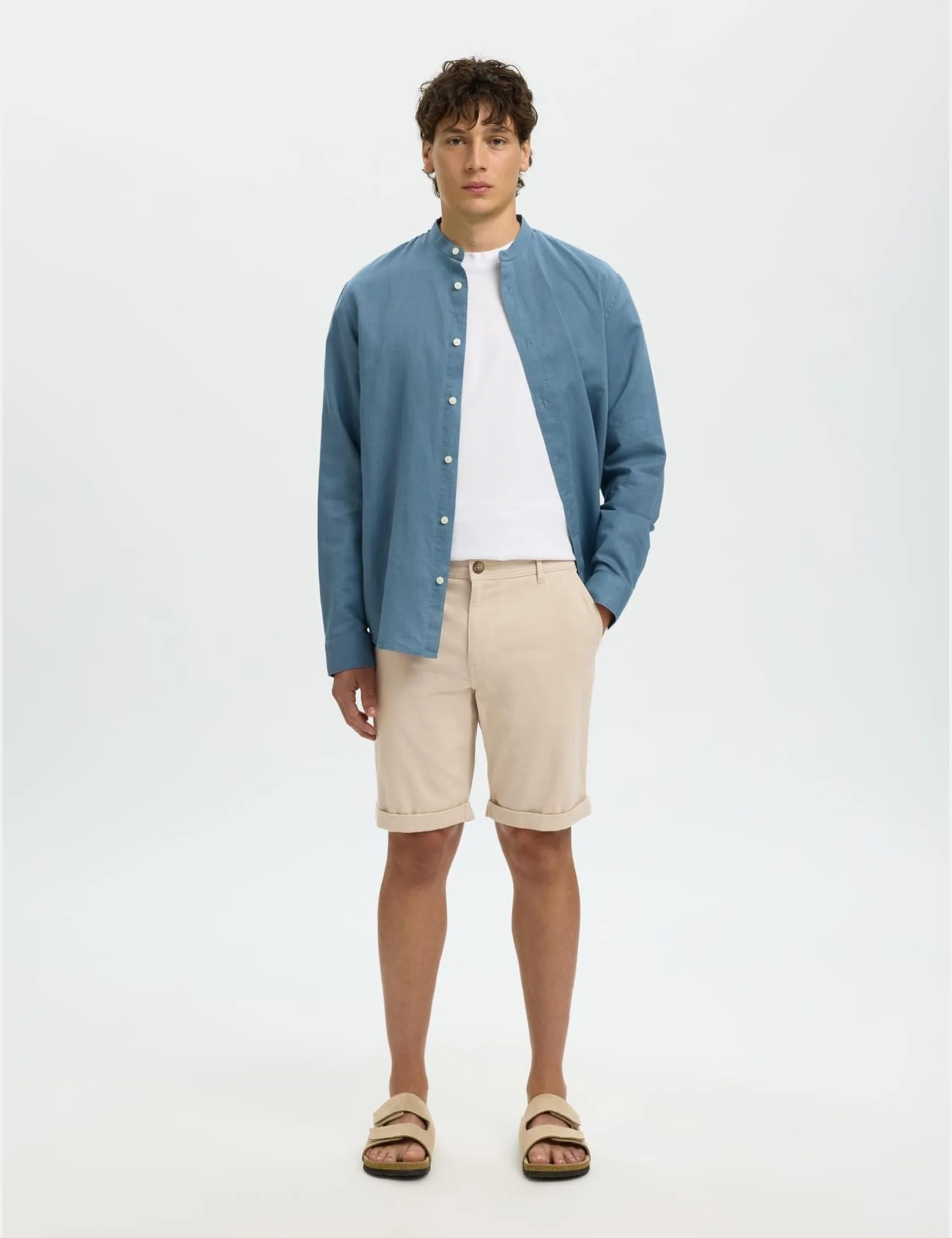 SELECTED HOMME Szorty Slhslim-luton Flex Noos - Shorty Mężczyźni