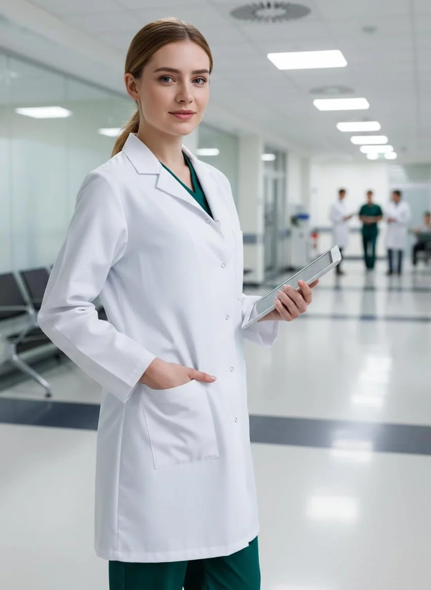 Medyczne fartuchy laboratoryjne Uniseks Ozarra Laborkittel