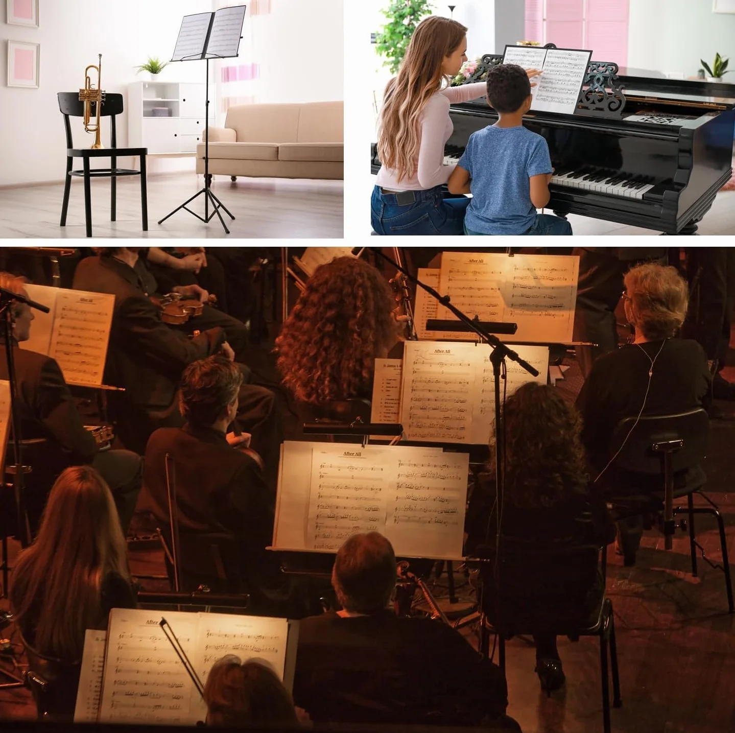 Music Sheet teczka na nuty, A4, wodoszczelna, z tworzywa sztucznego, 60 przegródek, szybka i wygodna, na partyturę muzyczną, pliki, papier, akta