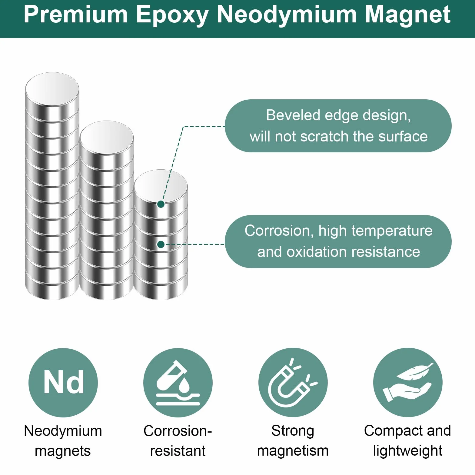 Małe magnesy 3 × 2 mm, mocne, 360 sztuk, małe magnesy, mocne, okrągłe, małe magnesy do rzemiosła, magnesy na lodówkę
