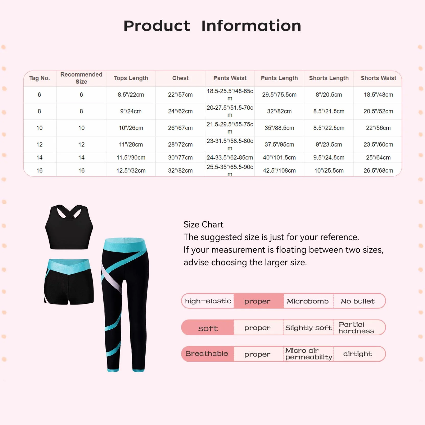 Dziewczęcy dres treningowy, sportowy biustonosz, spodnie do biegania, legginsy, szorty 3-częściowe, odzież sportowa, fitness, siłownia, joga, bieganie, taniec, trening, zestaw odzieży 5-16 lat