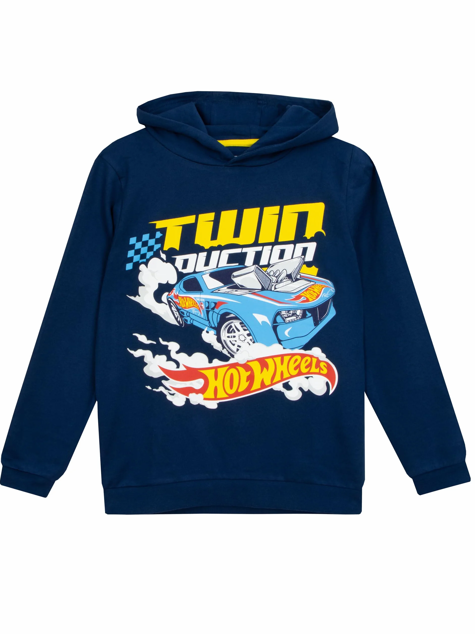Hot Wheels Bluza | Bluza Chłopięca z Wyścigowym Samochodem | Bluzy Dla Chłopców z 100% Bawełny