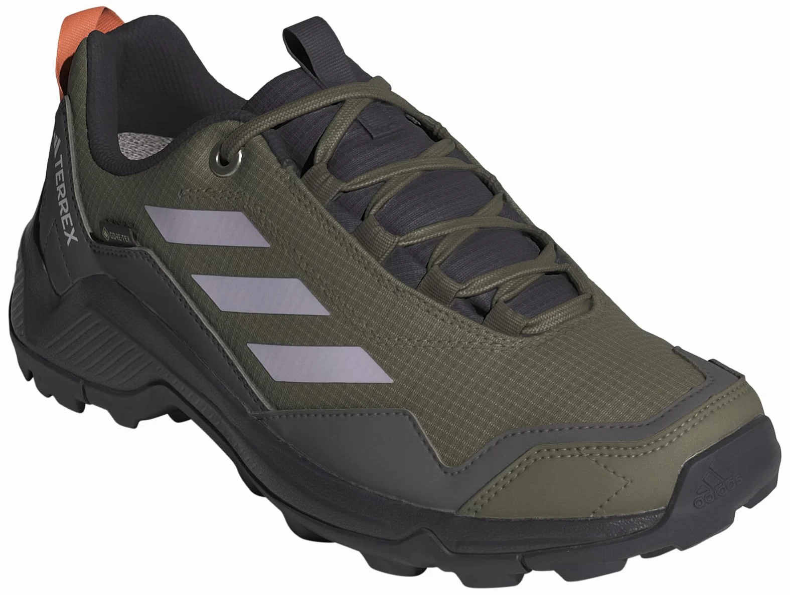 adidas Kobiety Terrex Eastrail GORE-TEX Hiking Shoes, olive strata/silver dawn/amber tint, 38 EU
