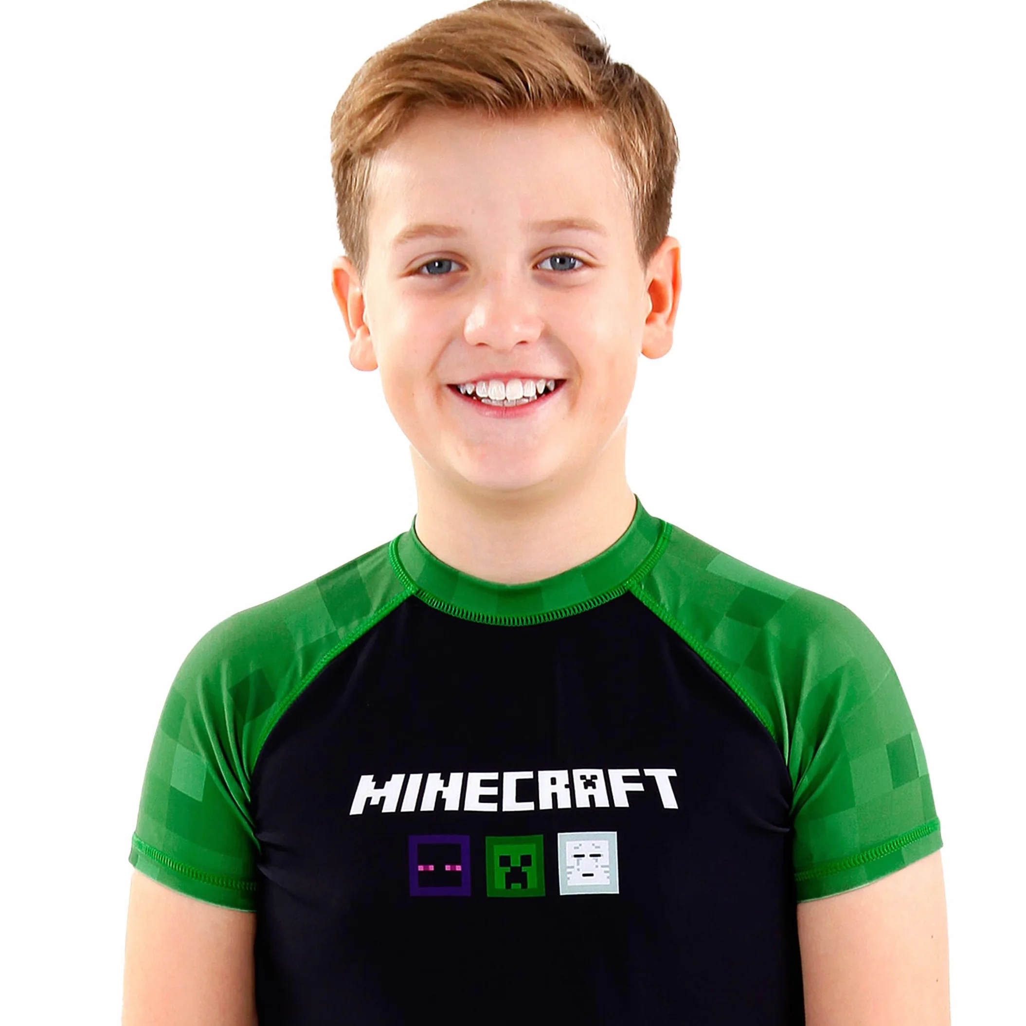 Zestaw Kąpielowy Minecraft Swim Shorts | Zestaw Kąpielowy Chłopców | Kostium Do Pływania Dla Chłopców W Stylu Gier | 116