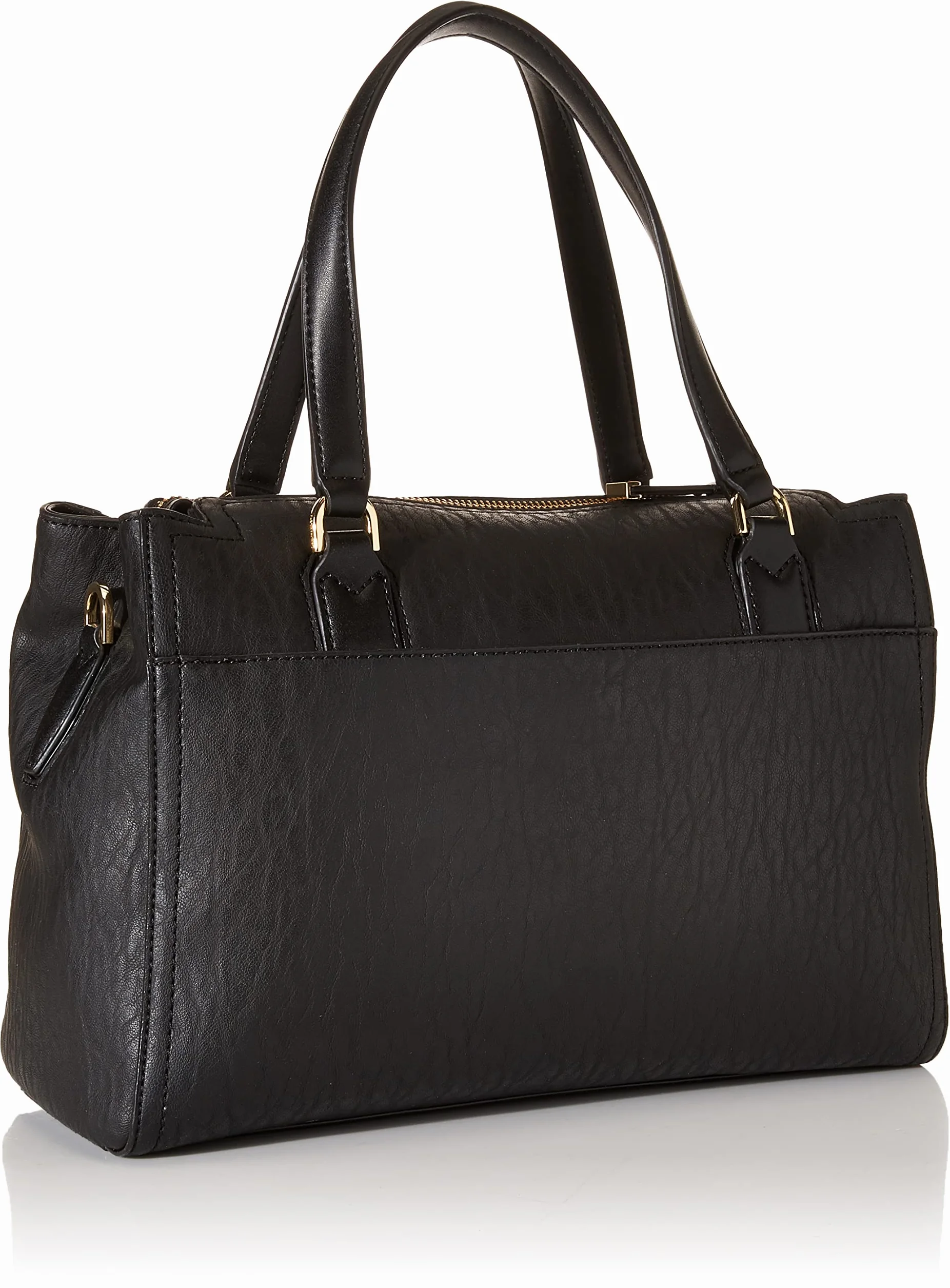 Calvin Klein Elaine Bubble Lamb Novelty Satchel damska torba na ramię, czarny/złoty, jeden rozmiar