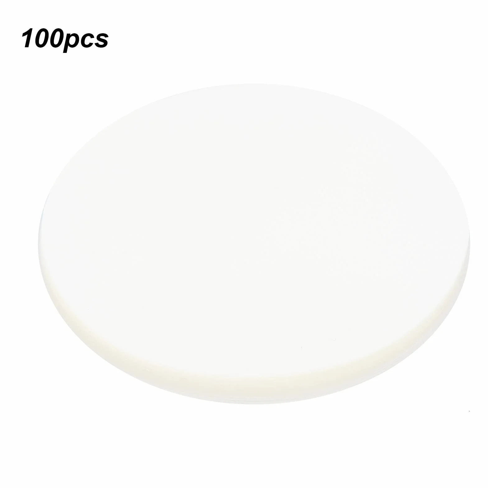 100 szt. Odznaka Film materiał PVC Przezroczyste Koło Odznaka Folia Ochronna dla DIY Button Maker (44MM)