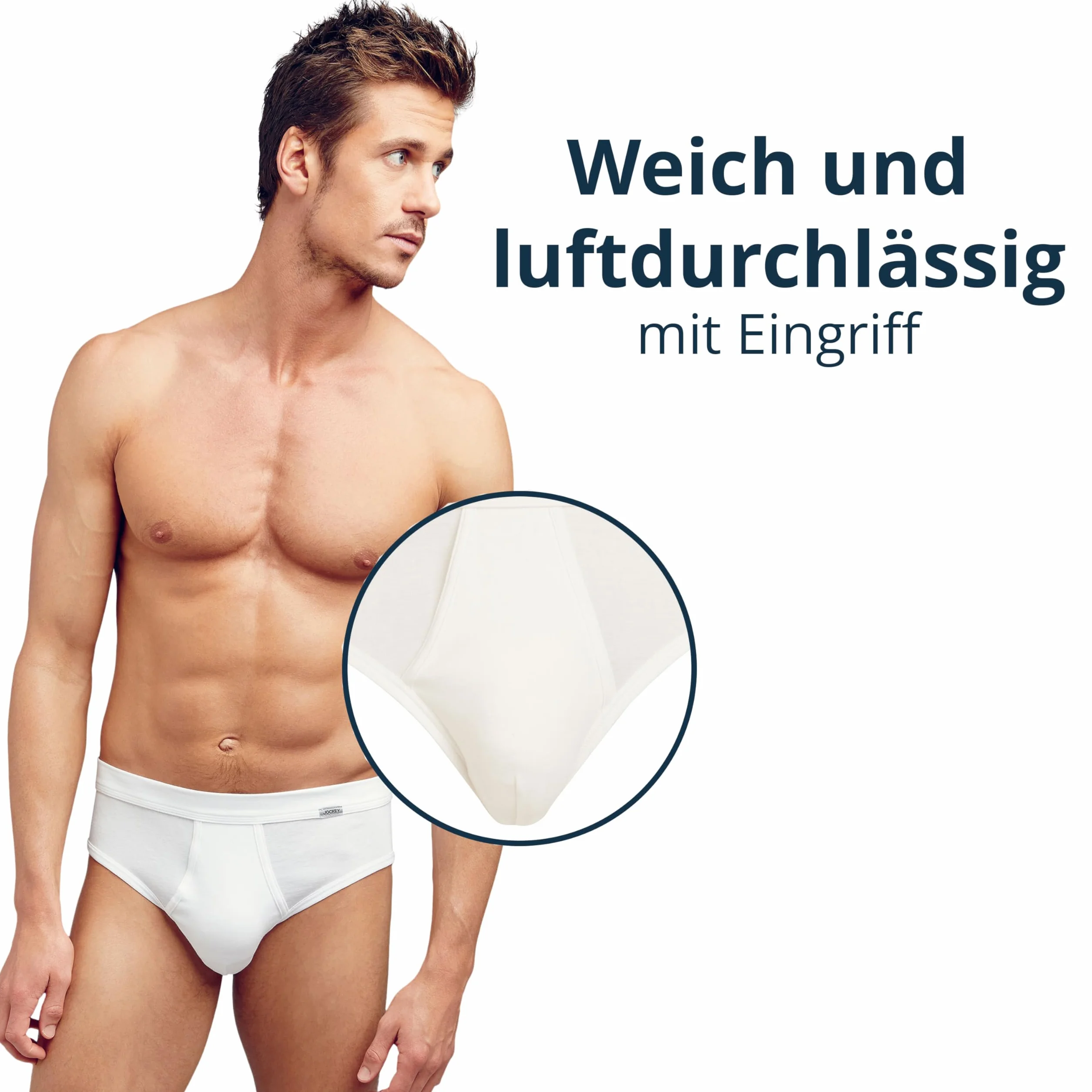 Jockey z rozporkiem Mężczyźni Luxury Cotton