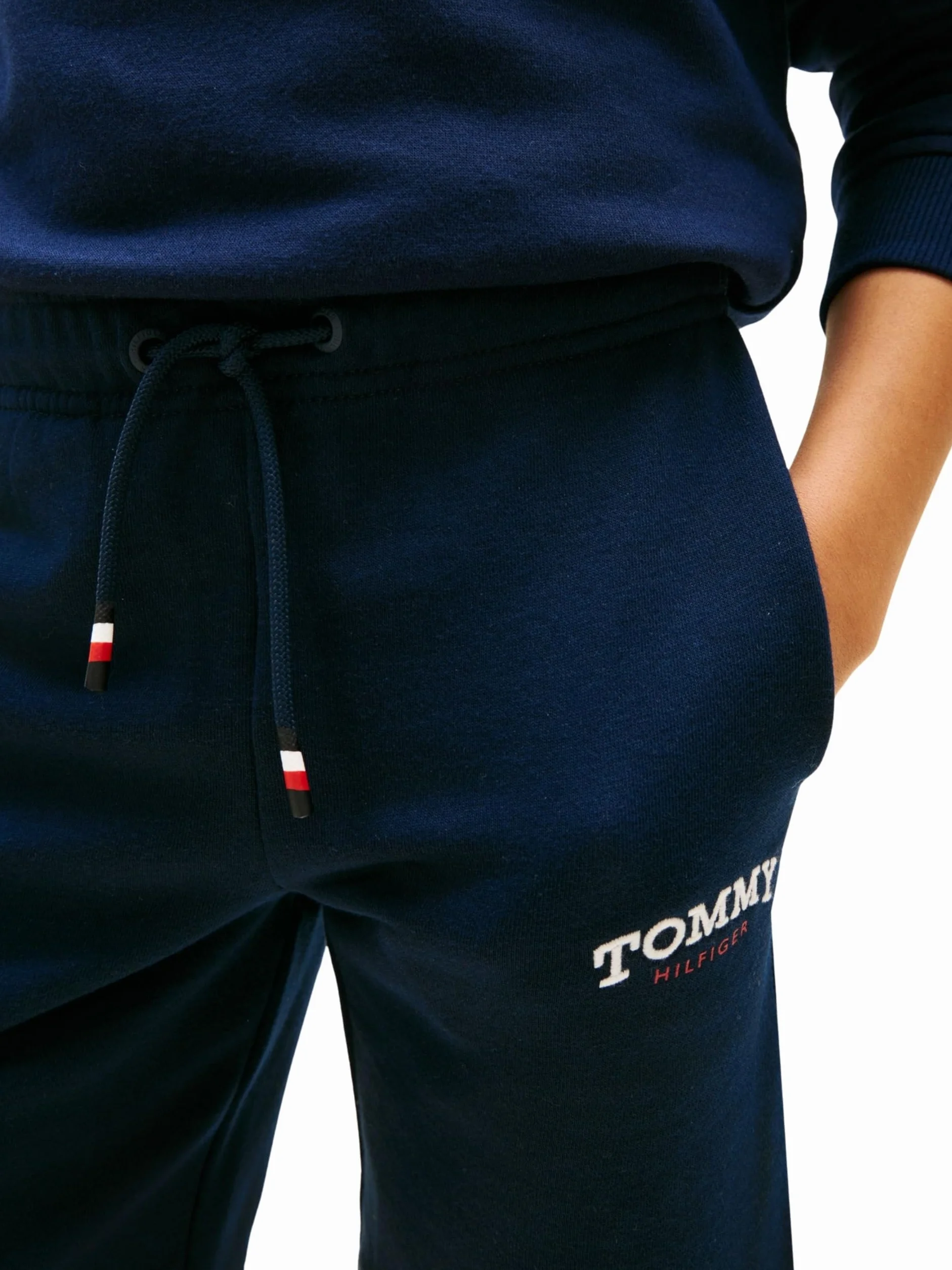 Tommy Hilfiger Monotype Graphic Sweatshort Kb0kb10242 - Shorty Chłopcy