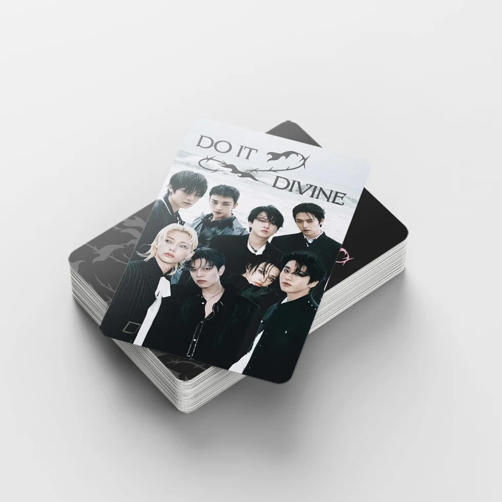 Stray Kids Photocards, Stray Kids karty fotograficzne, 60 sztuk kart SKZ Lomo, 32 szt. naklejek SK