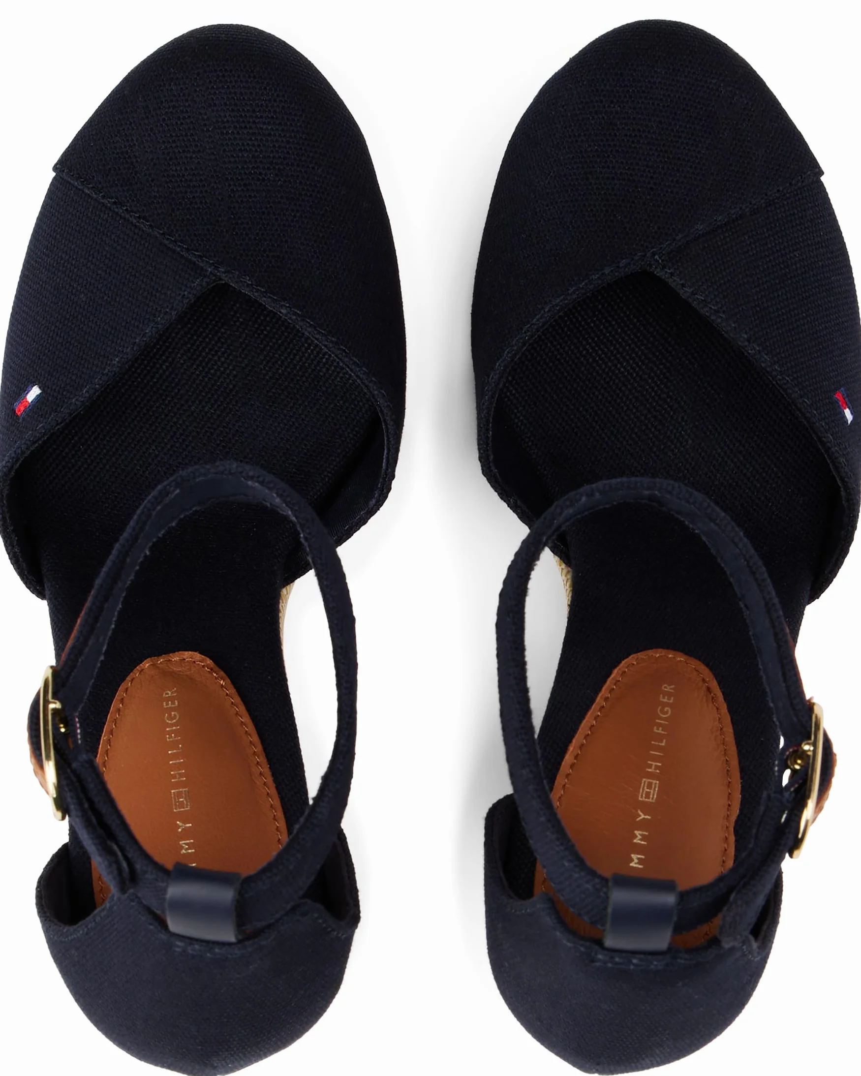 Tommy Hilfiger Kobiety Flag High Wedge Espad Closed ToeEspadryle na koturnie