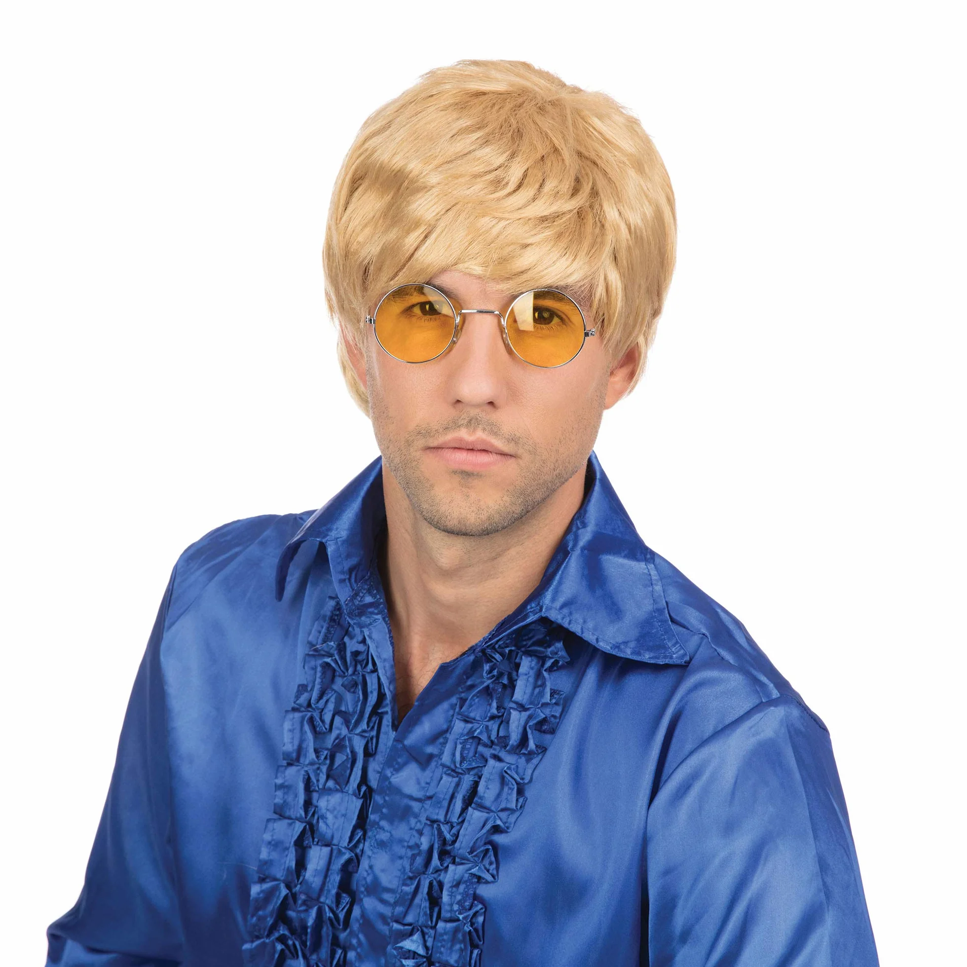NOWY MALE FANCY DRESS SHORT BLONDE WIG METRO (peruka)