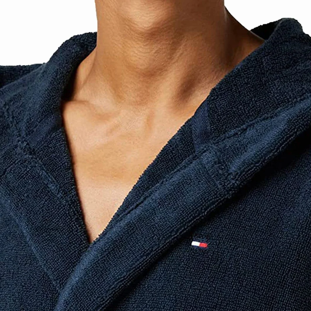 Tommy Hilfiger szlafrok kąpielowy Mężczyźni Icon Hooded Bathrobe