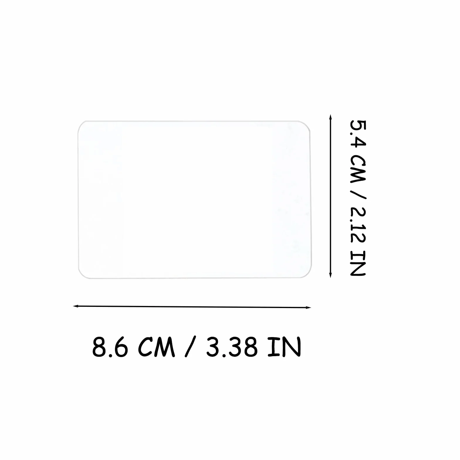 50 sztuk, białe, puste karty PCW, plastikowe karty identyfikacyjne do drukarki kart, puste wizytówki, do biura i kart podarunkowych "zrób to sam" (białe)