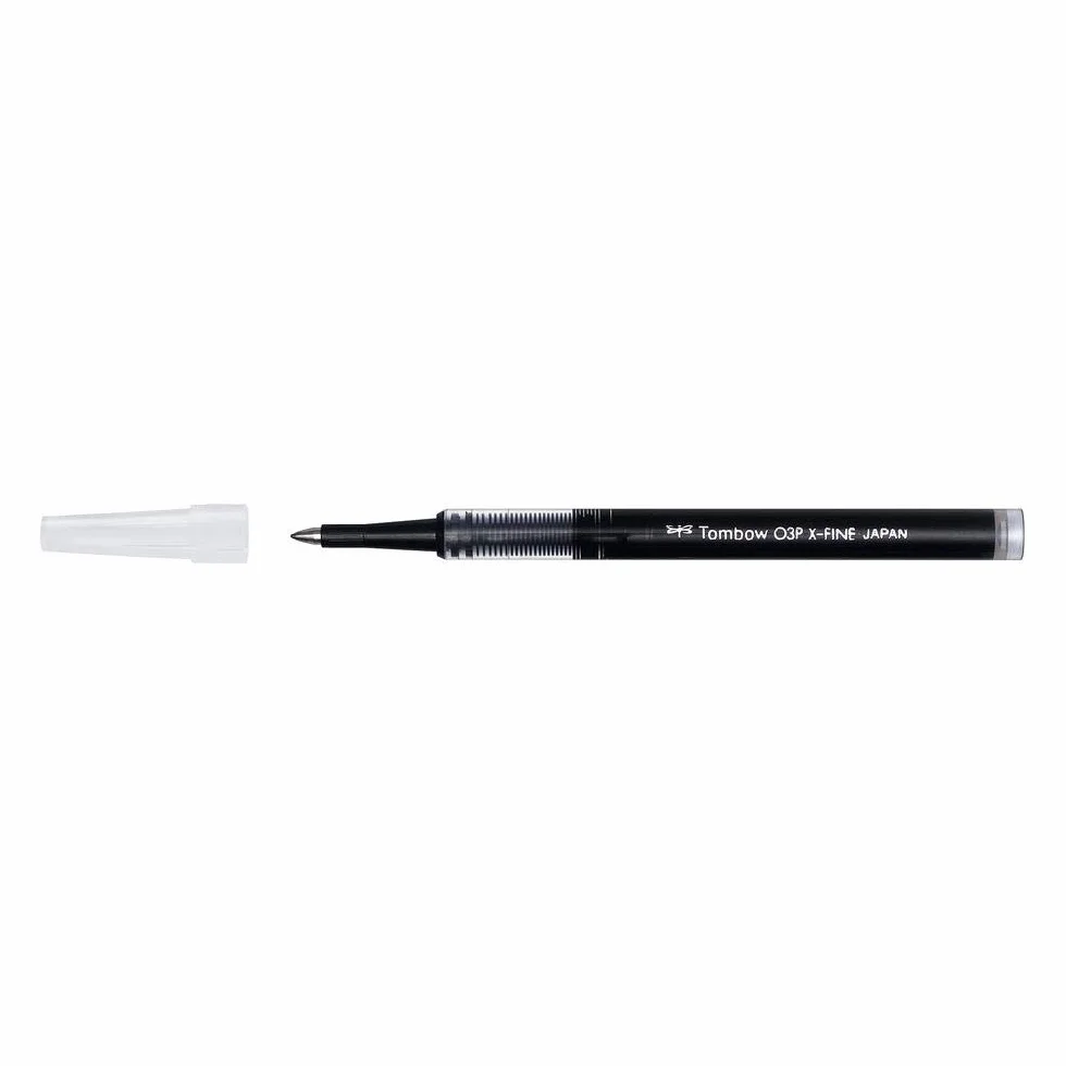 Tombow Obiekt 3 wkłady do długopisu, 0,5 mm, czarny