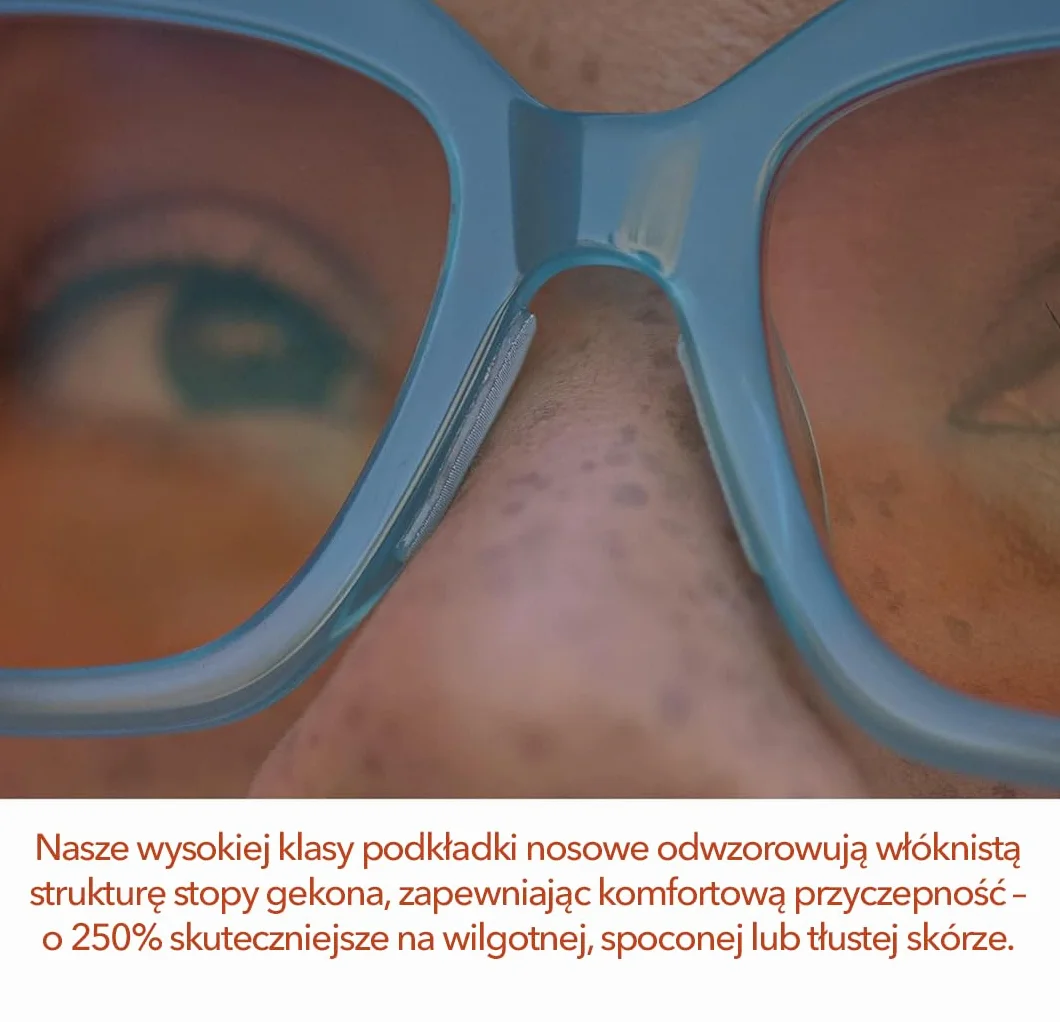 Setex Gecko Grip – Noski Do Okularów (5 Przezroczystych Par) – Antypoślizgowe Noski Do Okularów, Mikroteksturowane Włókna, Ultra-Mocna Przyczepność I Ultra-Miękkość, Samoprzylepne, 1 × 7 × 16 mm